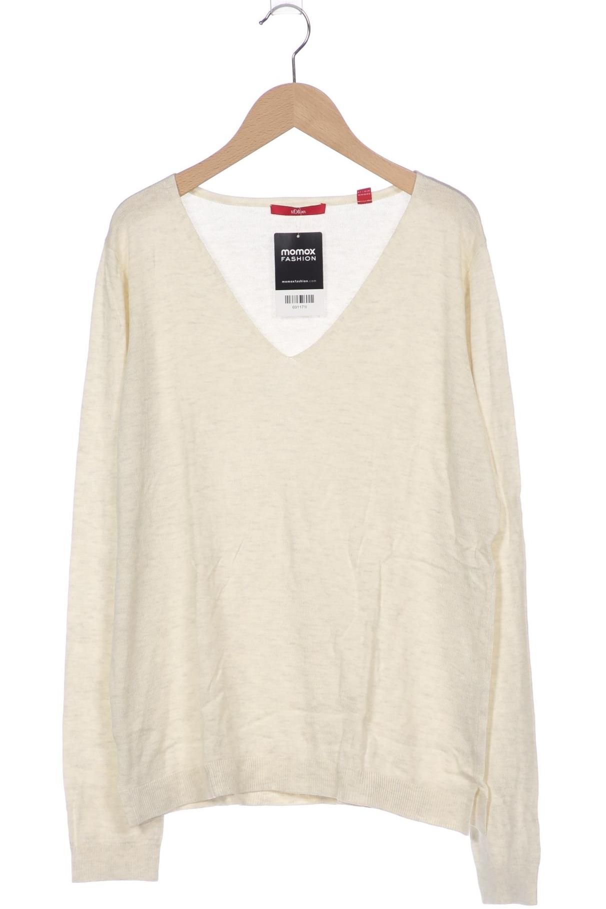 

s.Oliver Damen Pullover, cremeweiß, Gr. 42