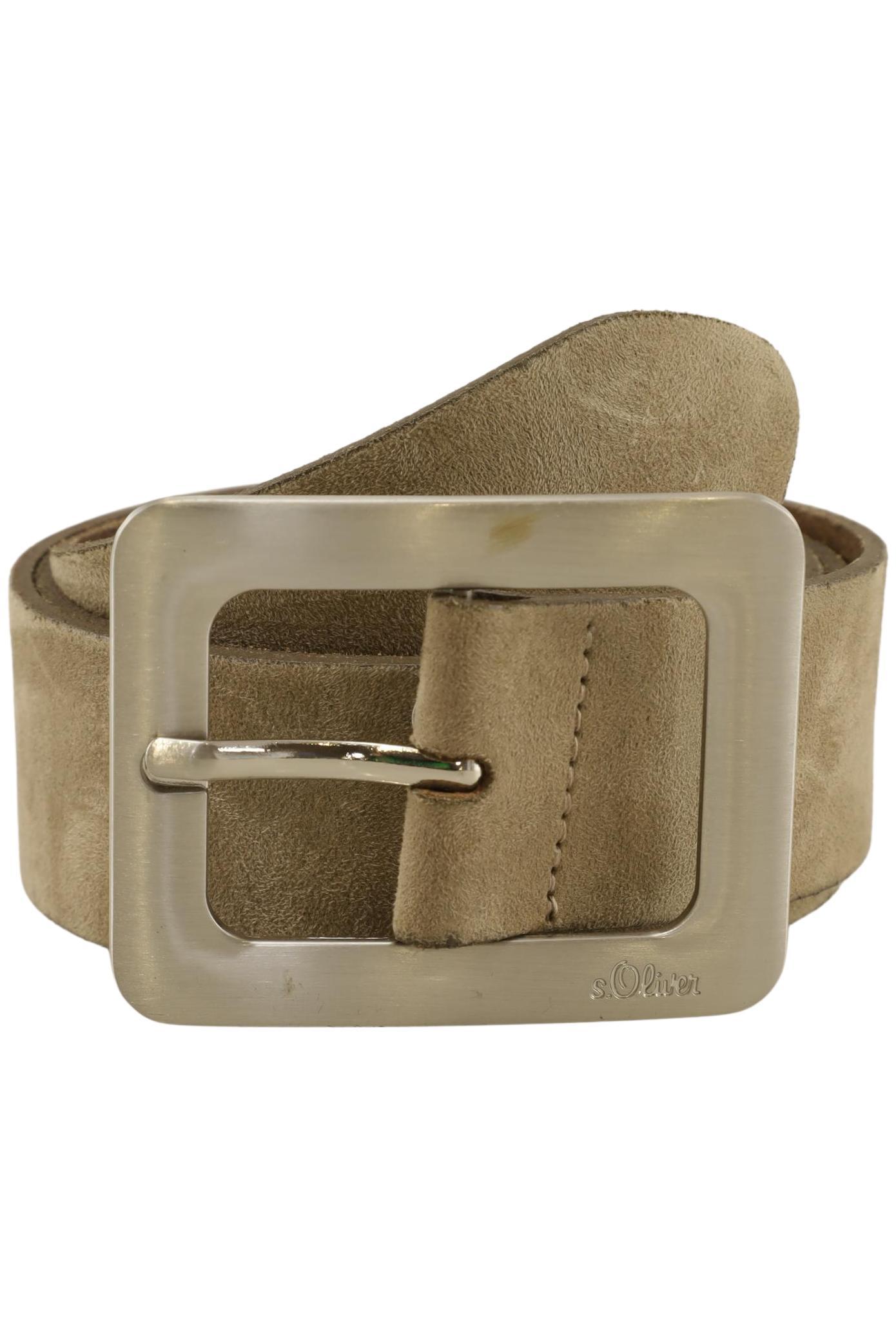 

s.Oliver Damen Gürtel, beige, Gr. 85