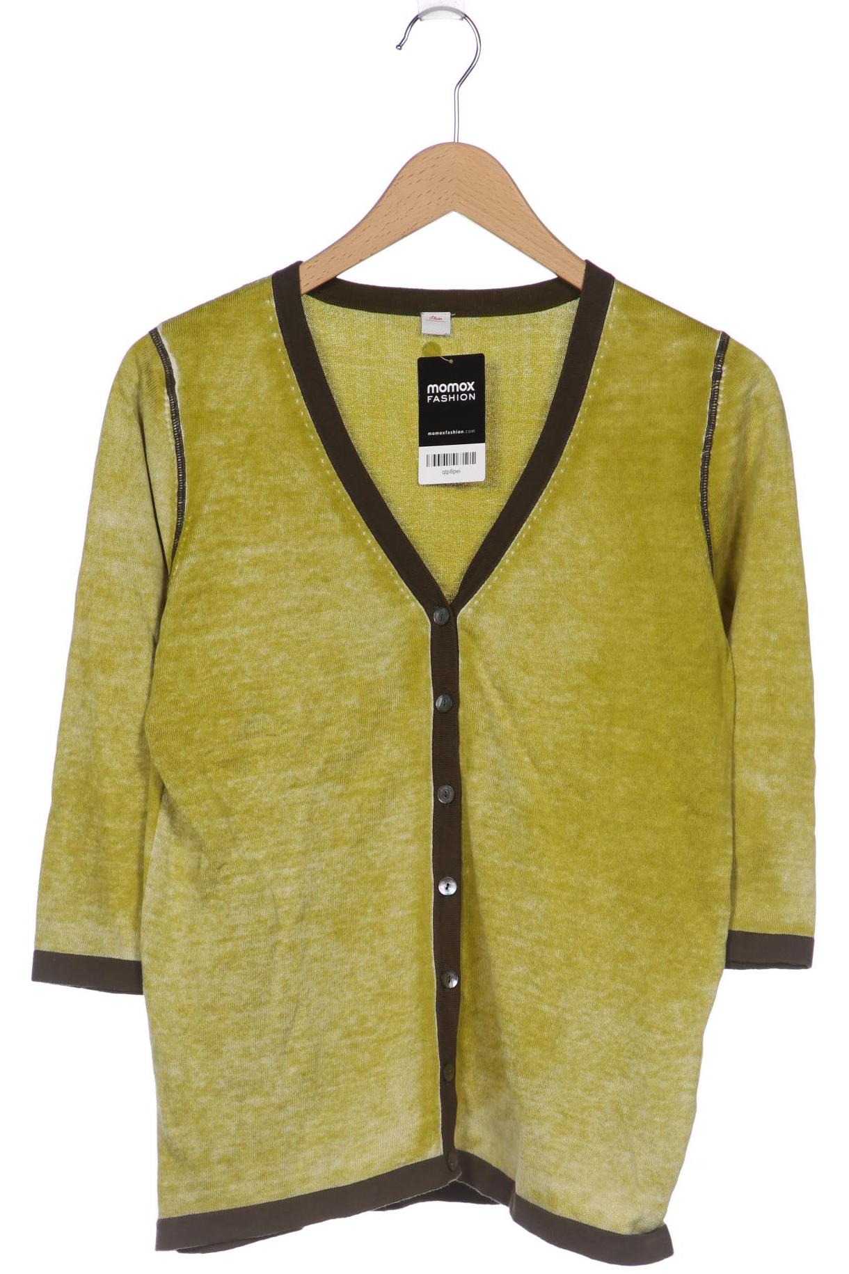 

s.Oliver Damen Strickjacke, grün