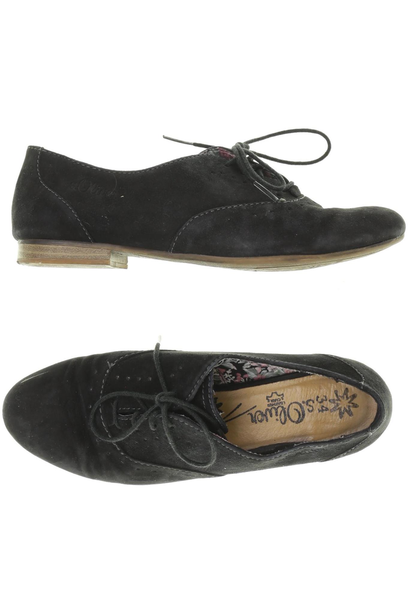 

s.Oliver Damen Halbschuh, schwarz, Gr. 34
