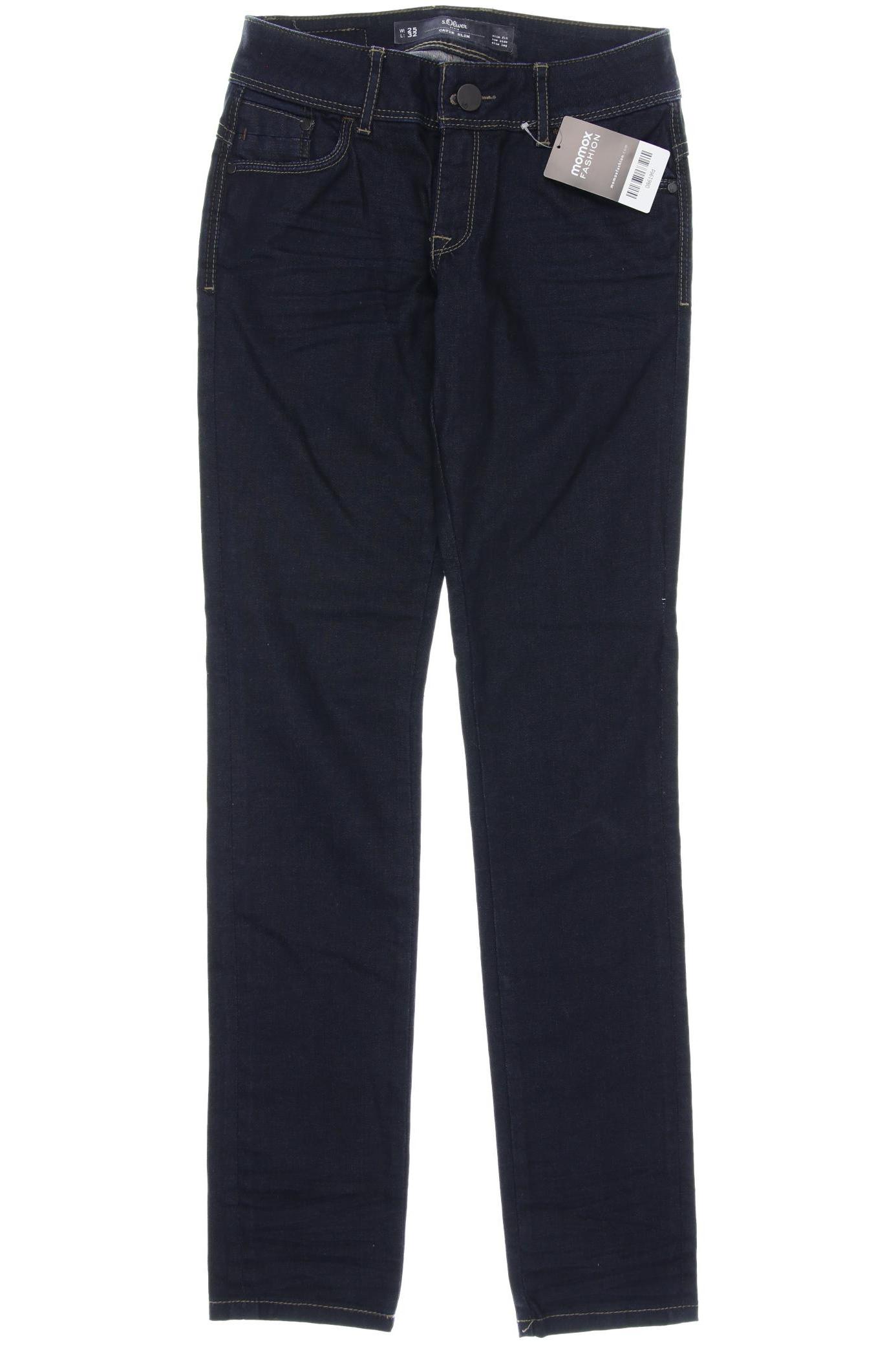 

s.Oliver Damen Jeans, marineblau