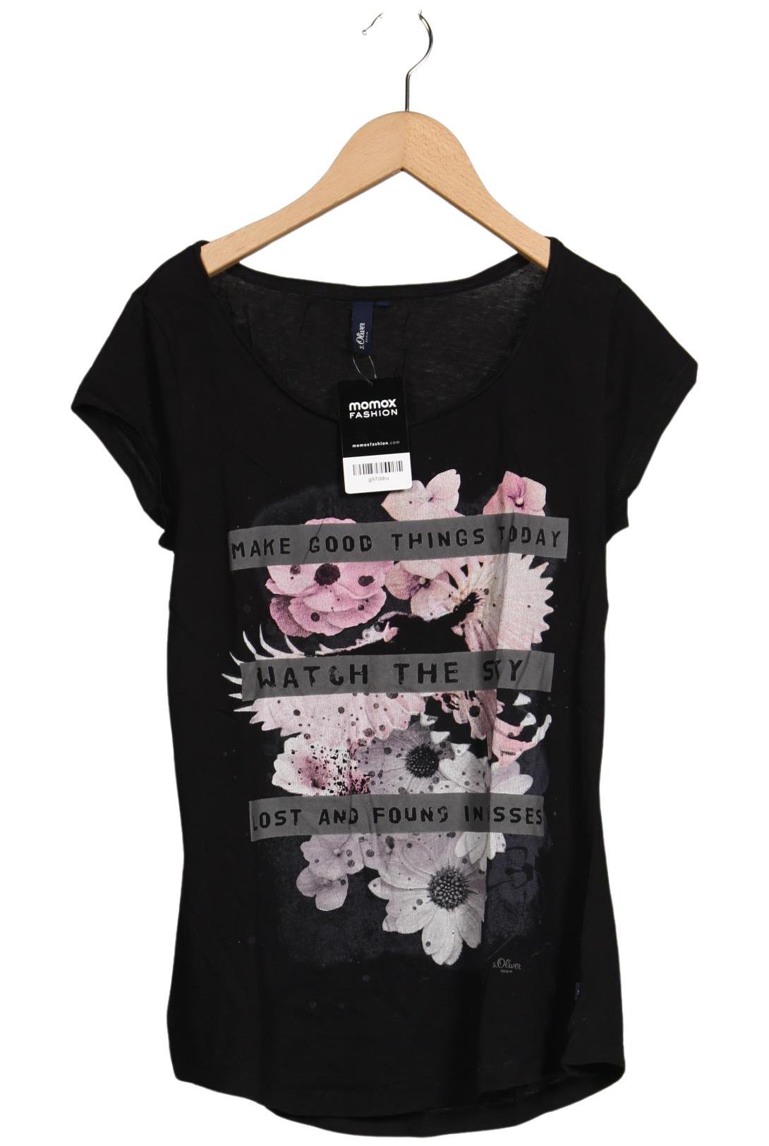 

s.Oliver Damen T-Shirt, schwarz, Gr. 36