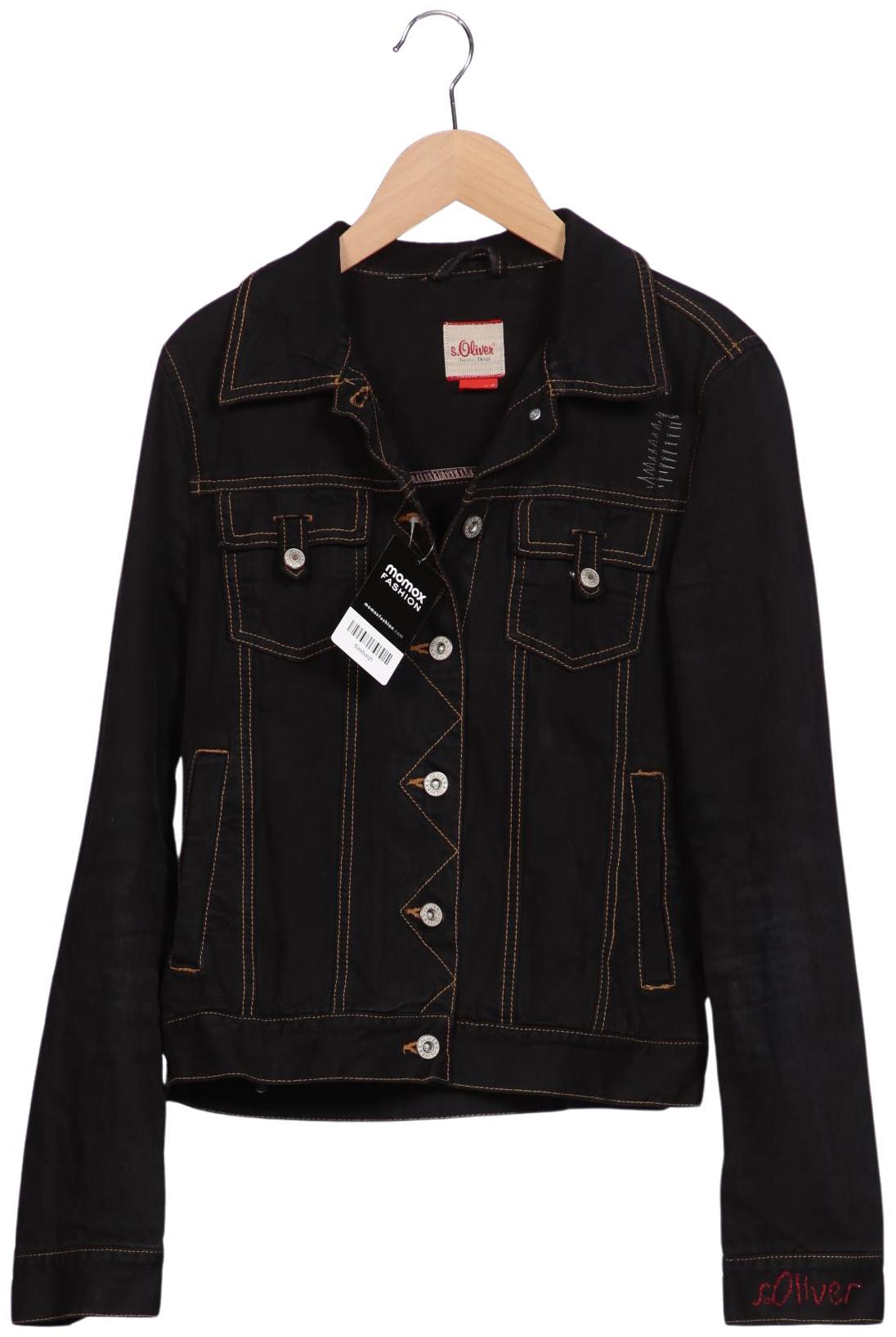 

s.Oliver Damen Jacke, schwarz, Gr. 36