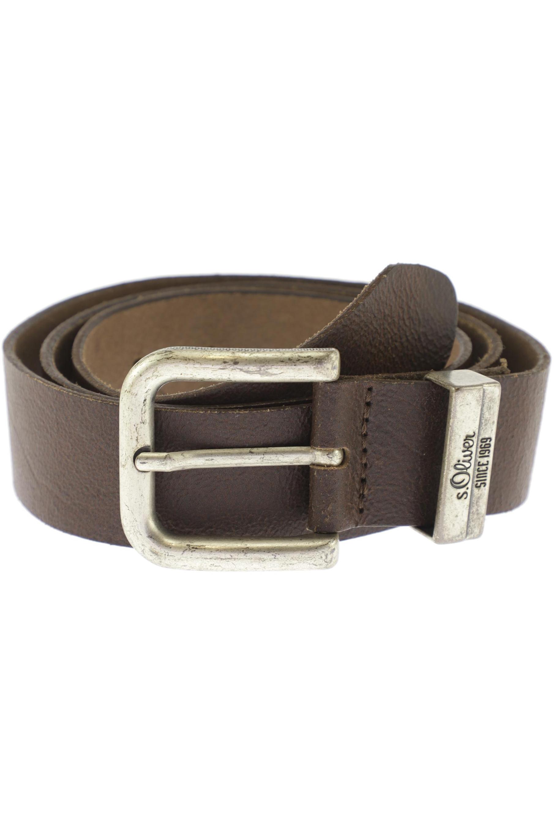 

s.Oliver Damen Gürtel, braun, Gr. 100
