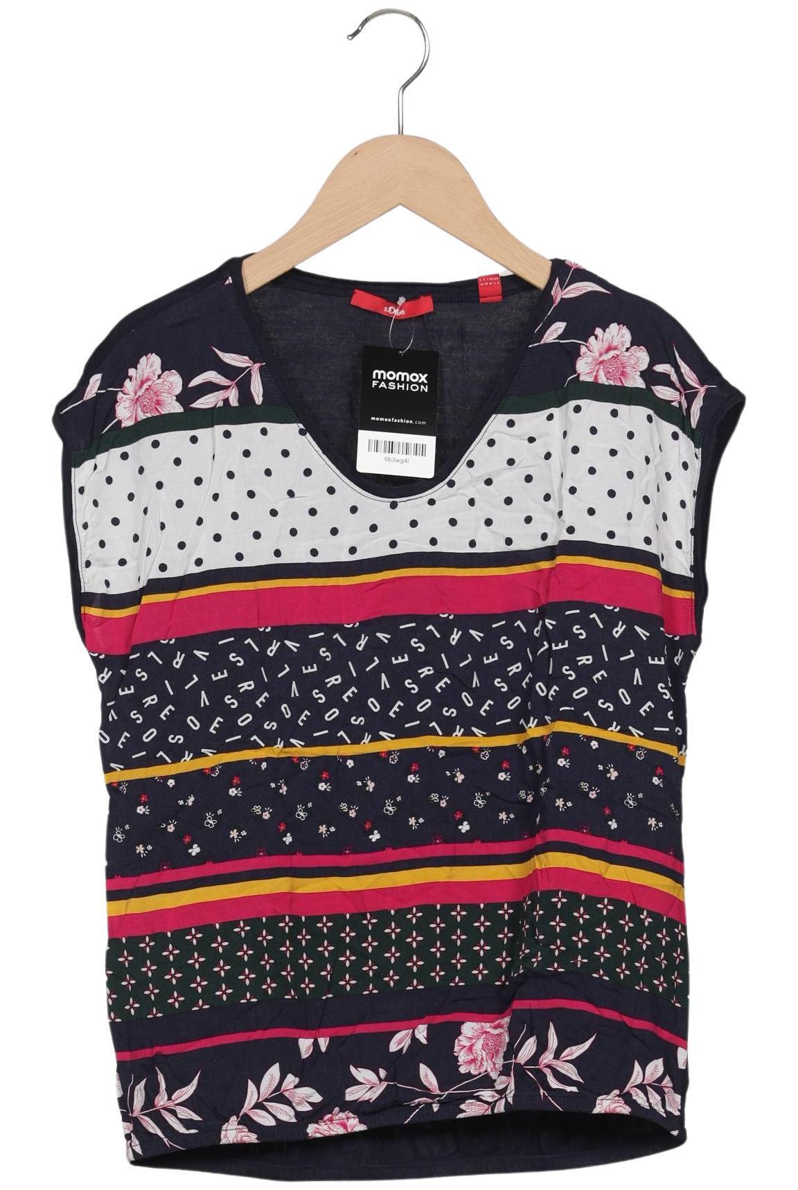 

s.Oliver Damen T-Shirt, marineblau, Gr. 32