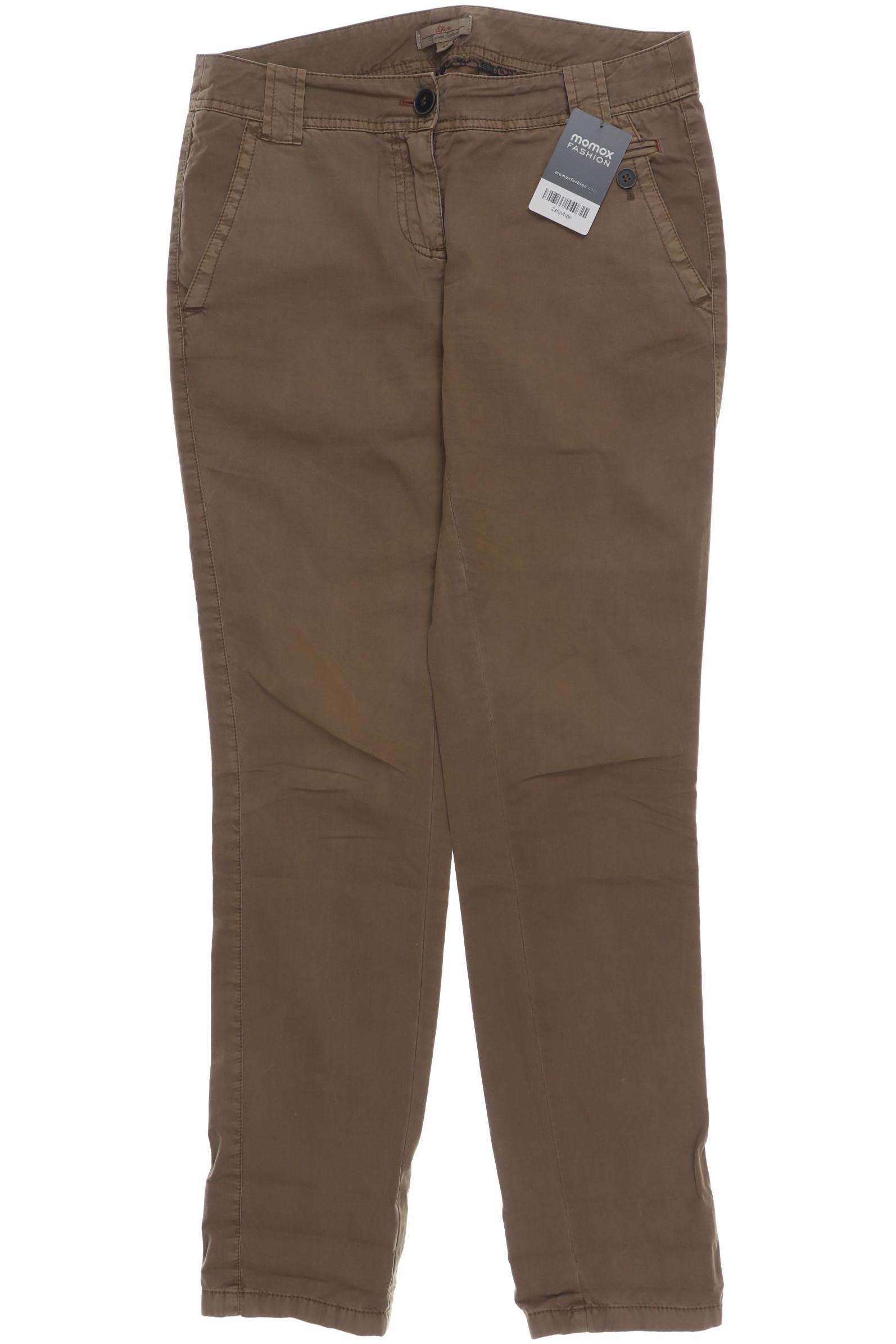 

s.Oliver Damen Stoffhose, braun, Gr. 34
