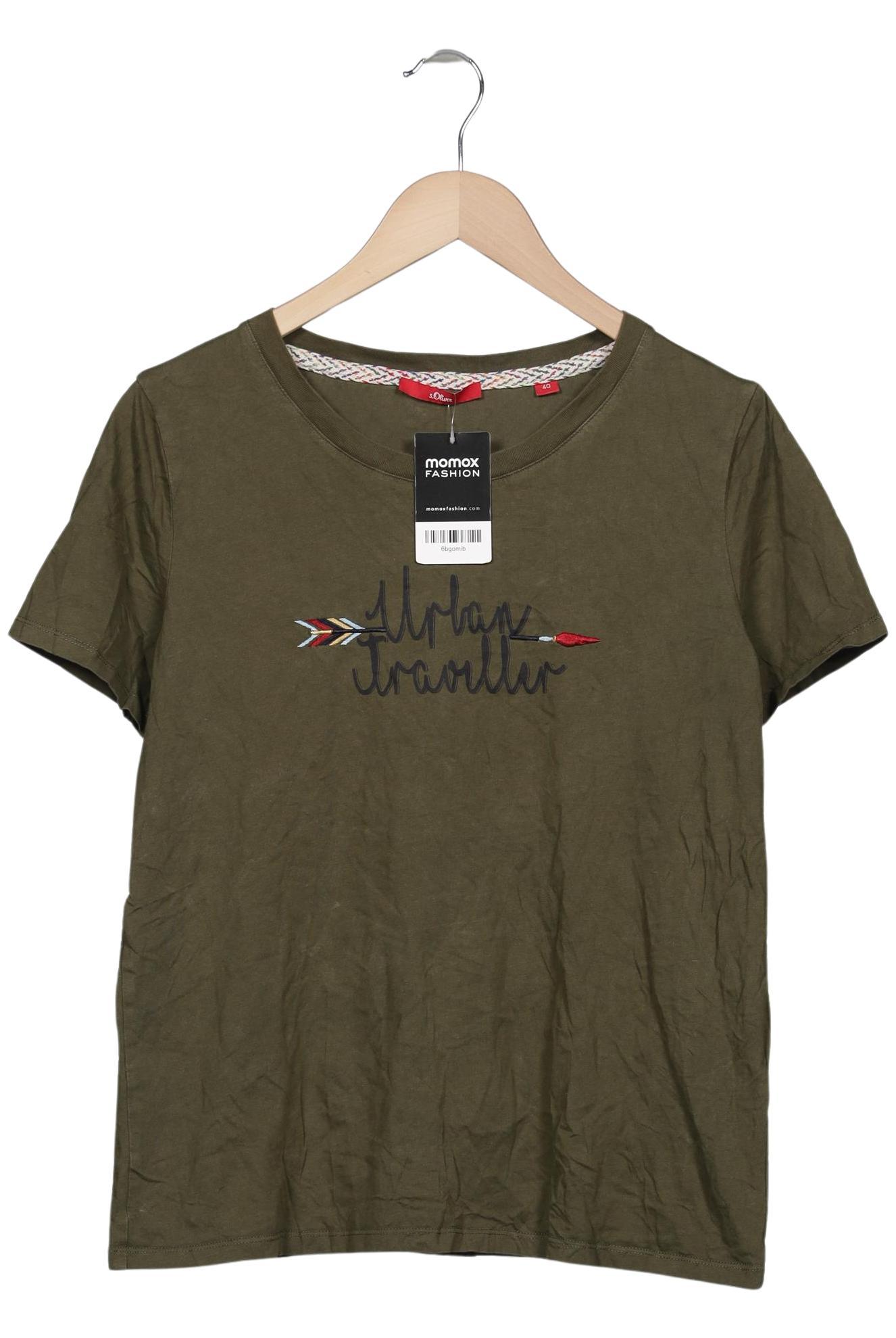 

s.Oliver Damen T-Shirt, grün, Gr. 40