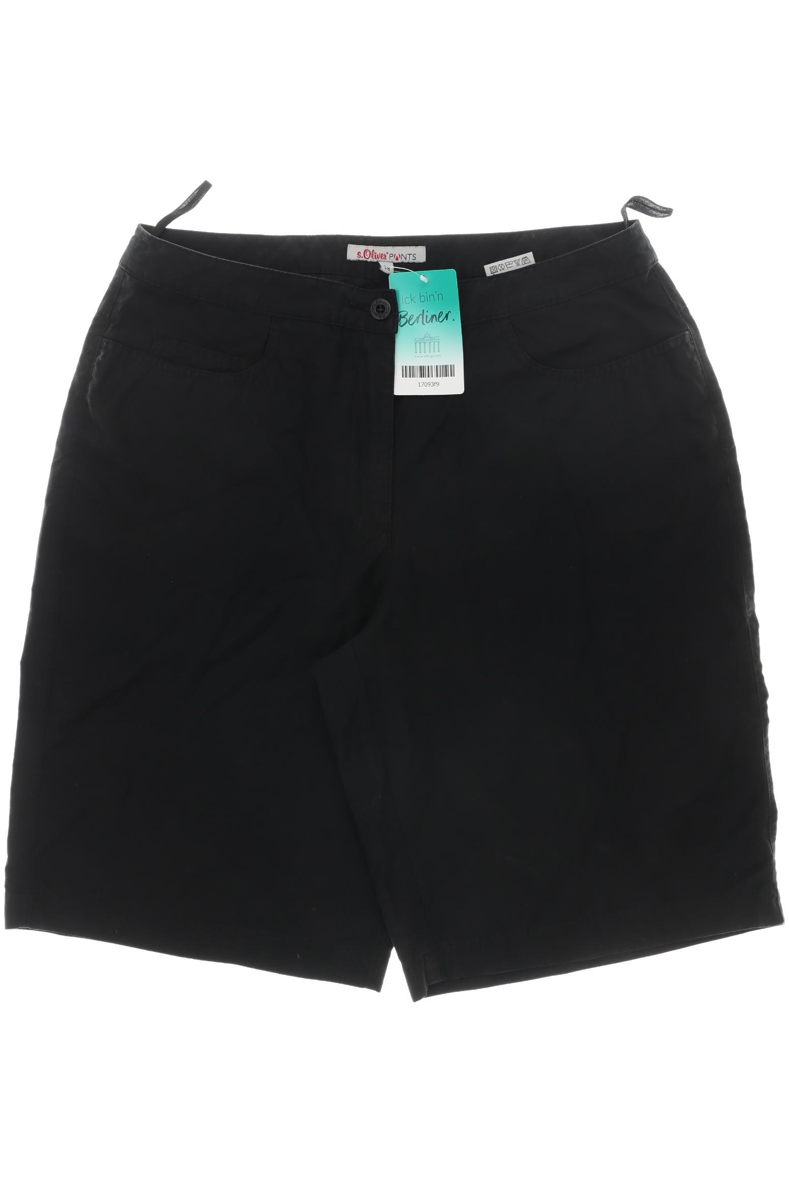 

s.Oliver Damen Shorts, schwarz, Gr. 38