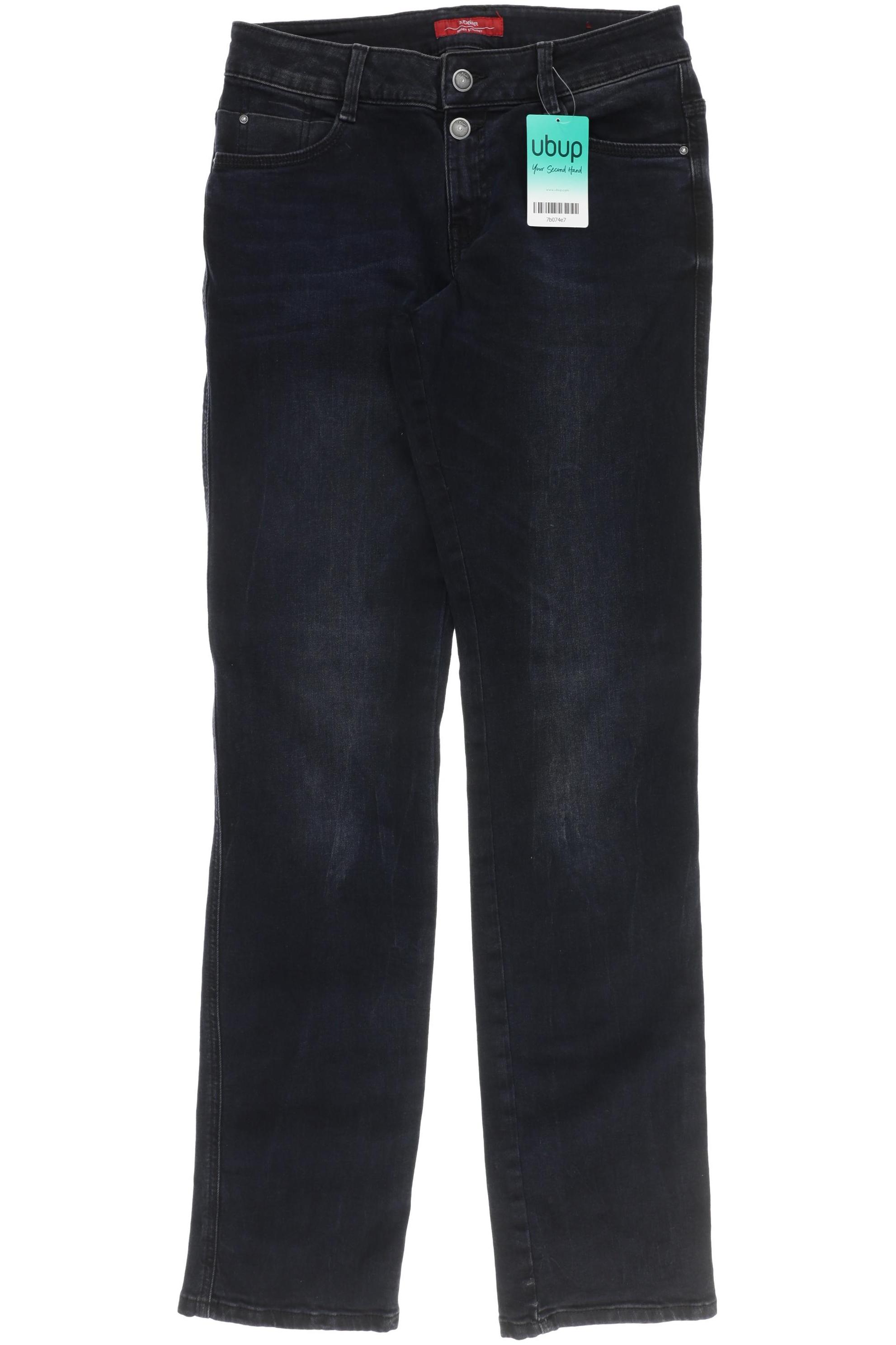 

s.Oliver Damen Jeans, schwarz, Gr. 34