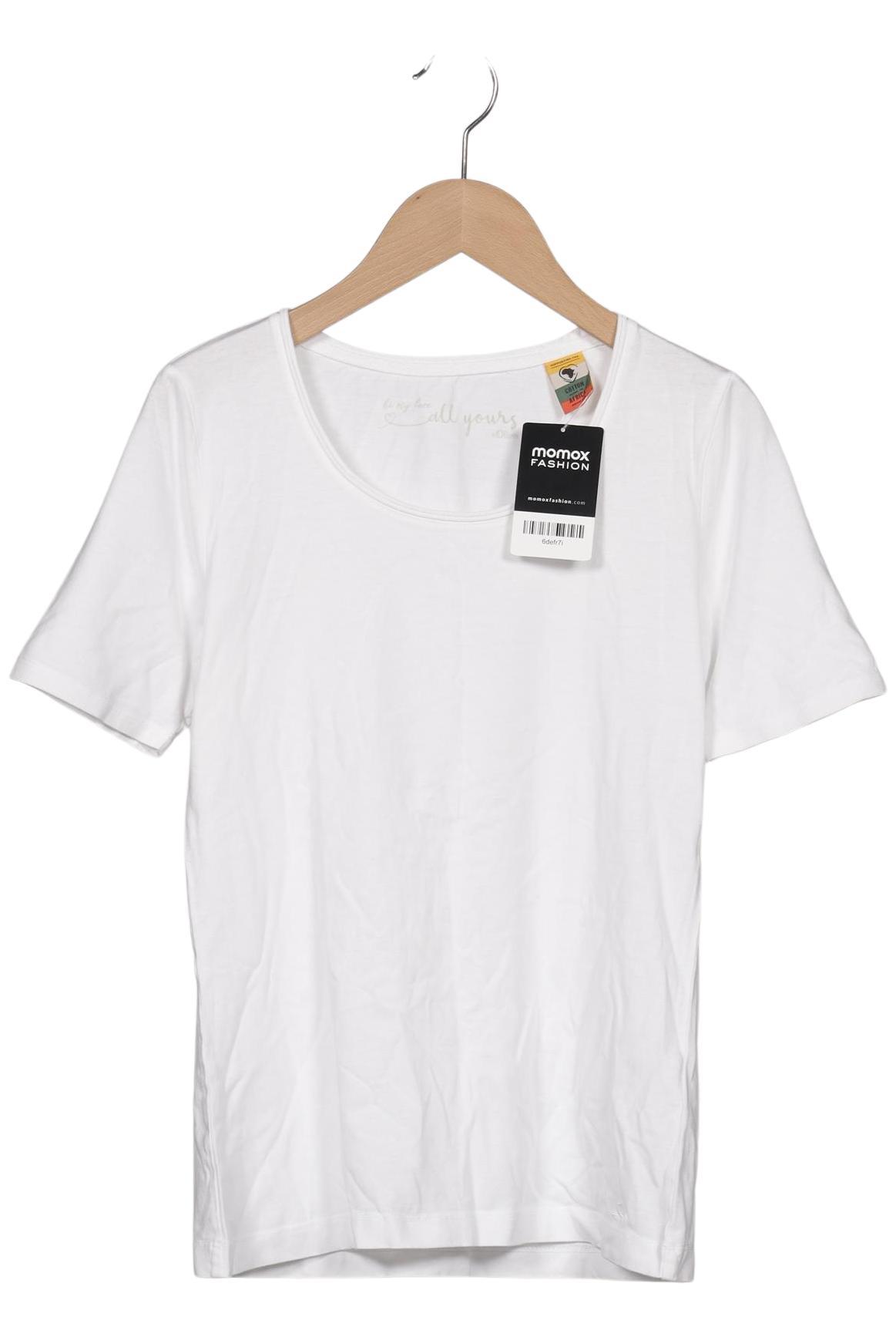 

s.Oliver Damen T-Shirt, weiß, Gr. 36