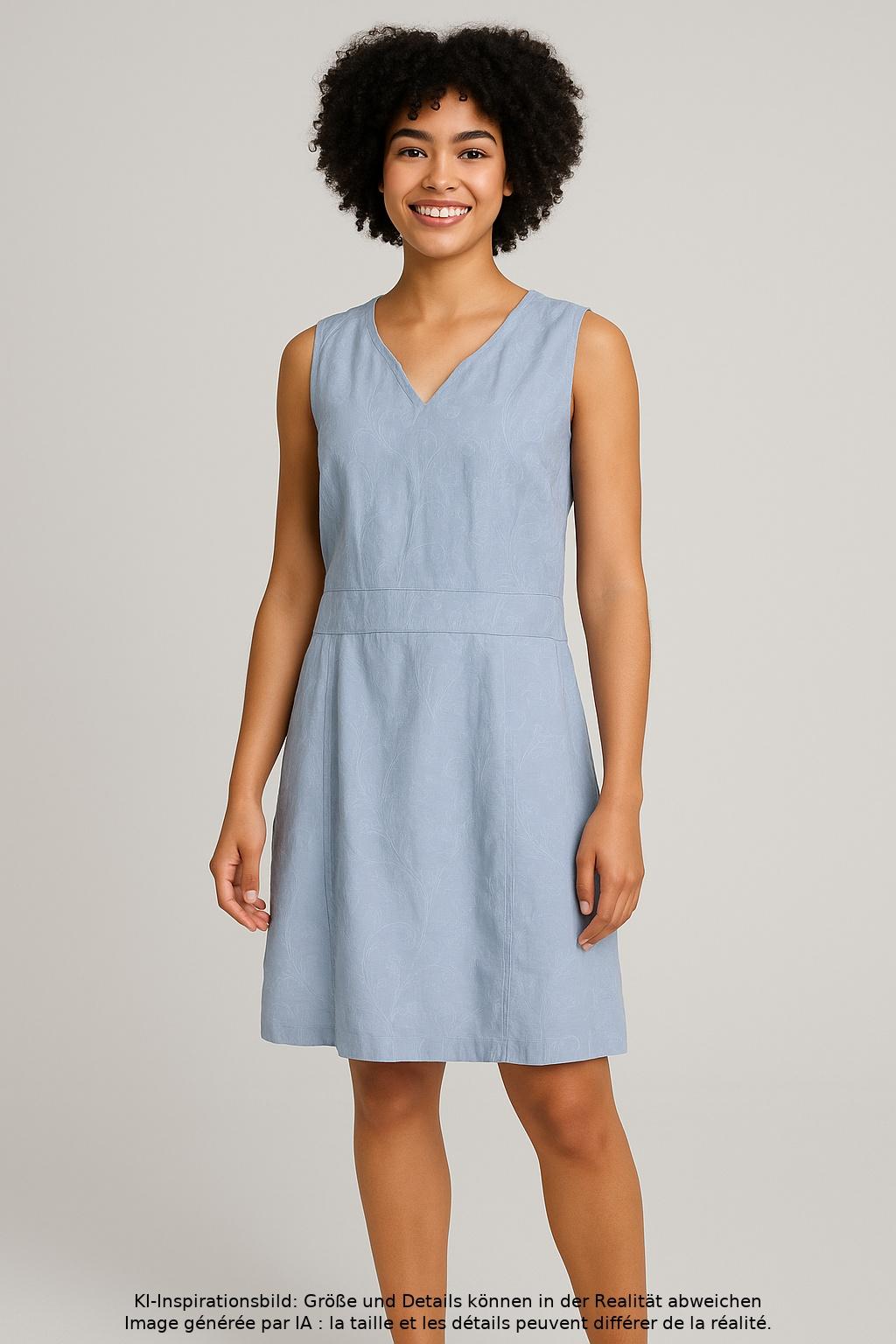 

s.Oliver Damen Kleid, hellblau, Gr. 40