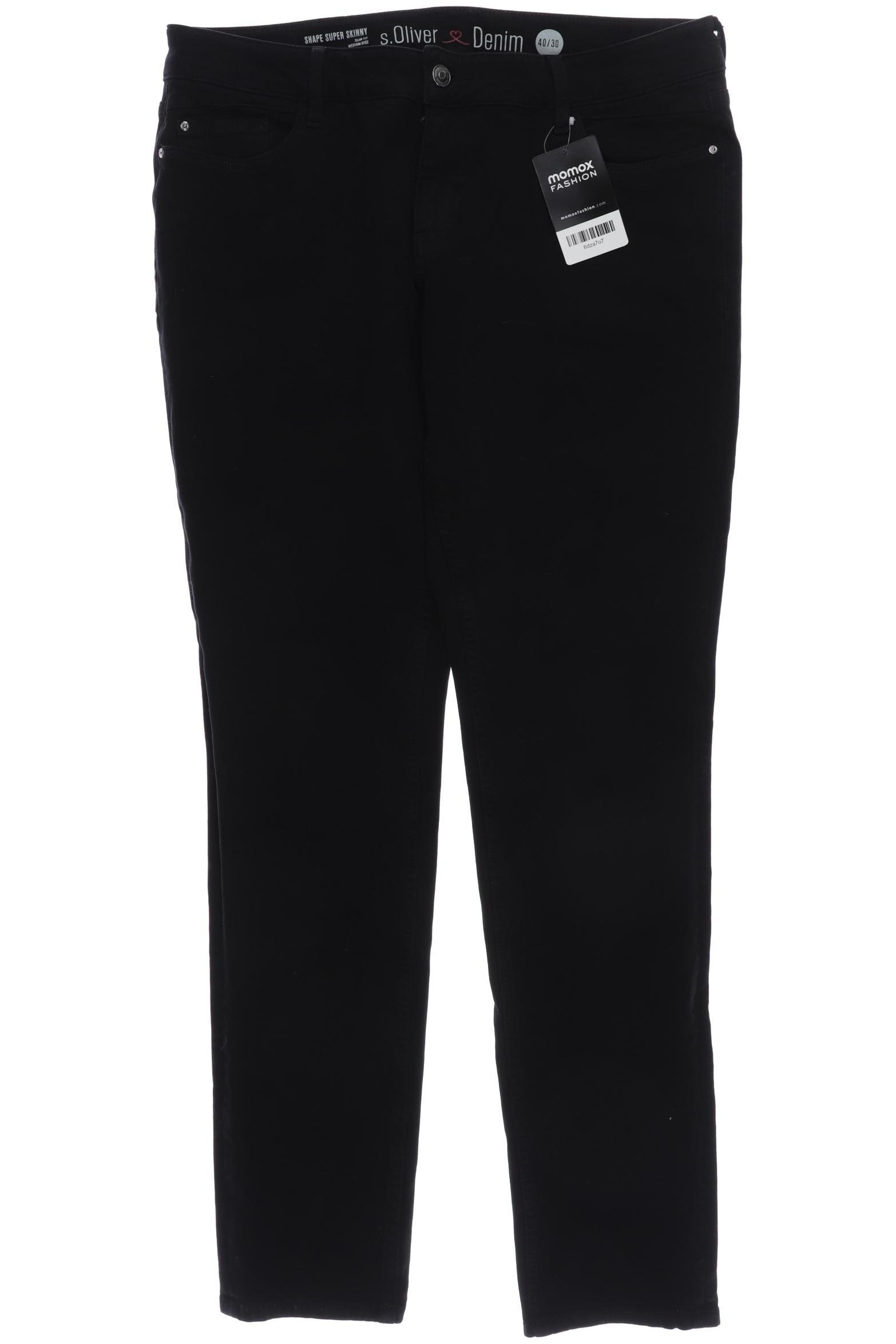 

s.Oliver Damen Jeans, schwarz, Gr. 40