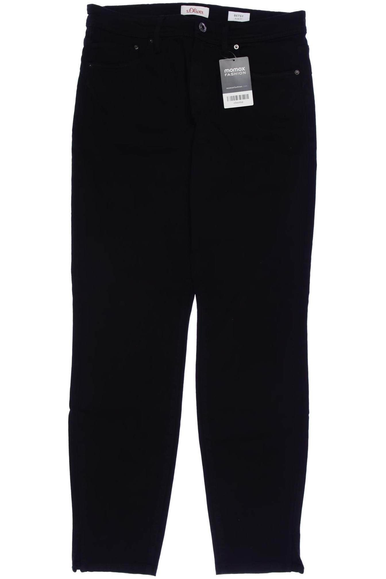 

s.Oliver Damen Jeans, schwarz, Gr. 38