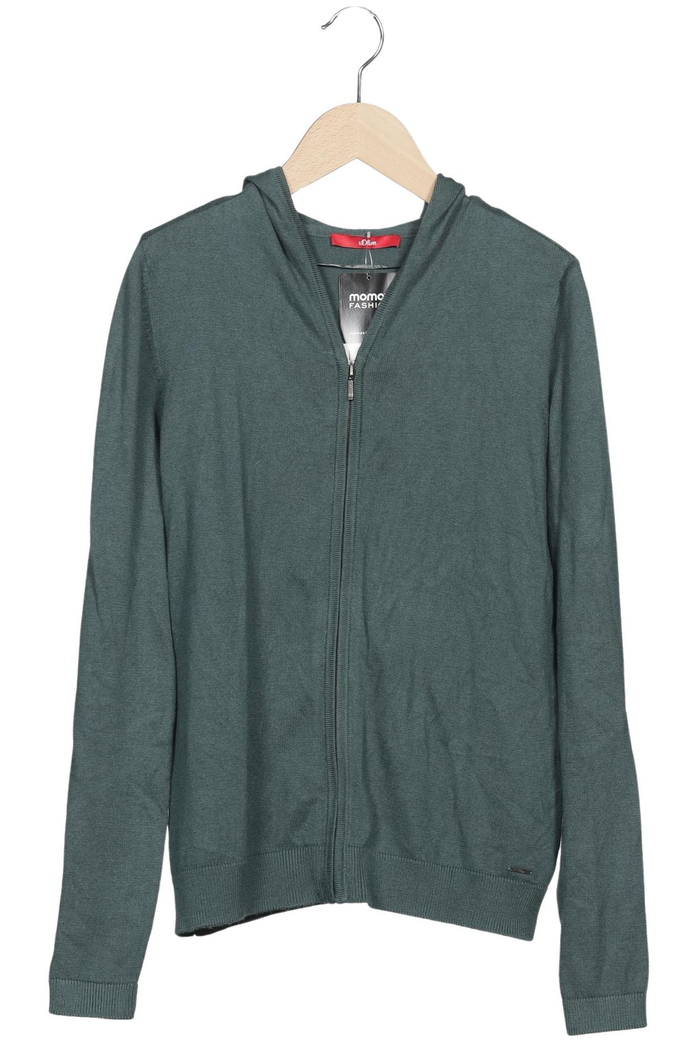 

s.Oliver Damen Strickjacke, grün, Gr. 34