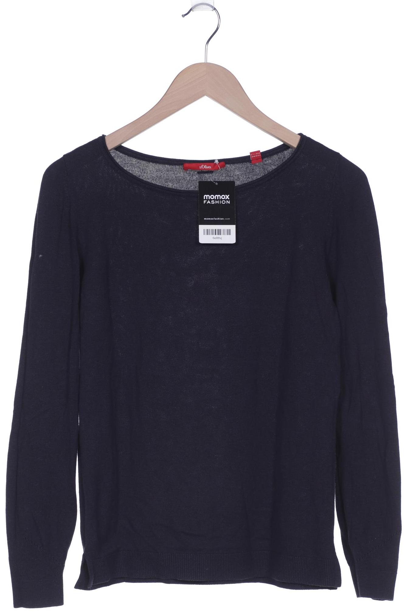 

s.Oliver Damen Pullover, marineblau