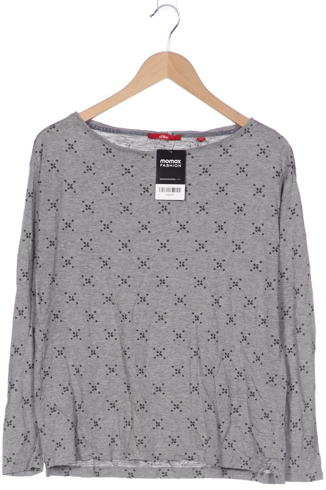Thumbnail - s.Oliver Damen Langarmshirt, grau, Gr. 36