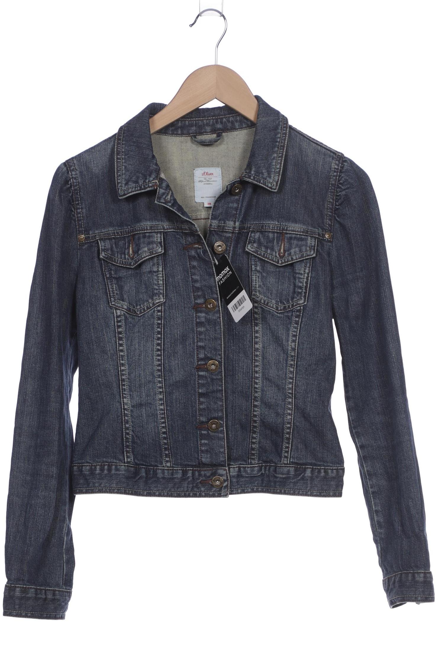 

s.Oliver Damen Jacke, blau, Gr. 38