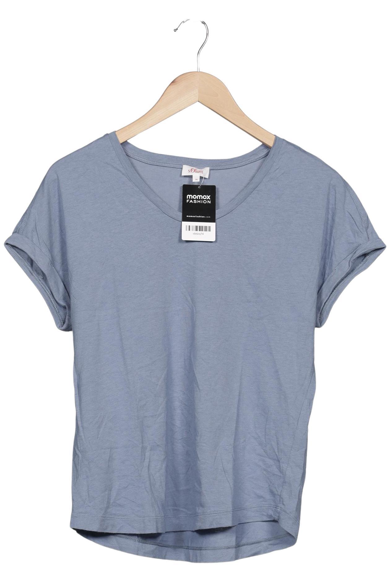 

s.Oliver Damen T-Shirt, blau, Gr. 36