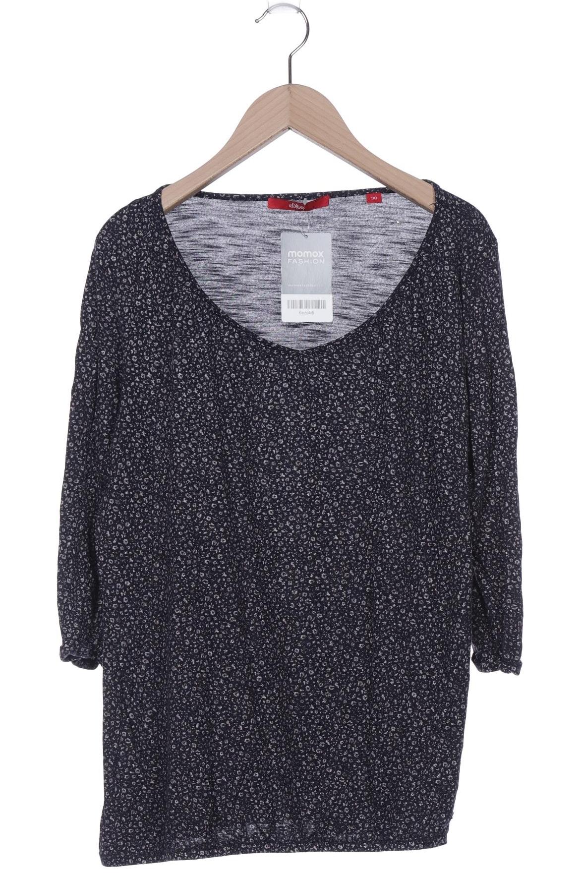 

s.Oliver Damen Langarmshirt, marineblau, Gr. 38