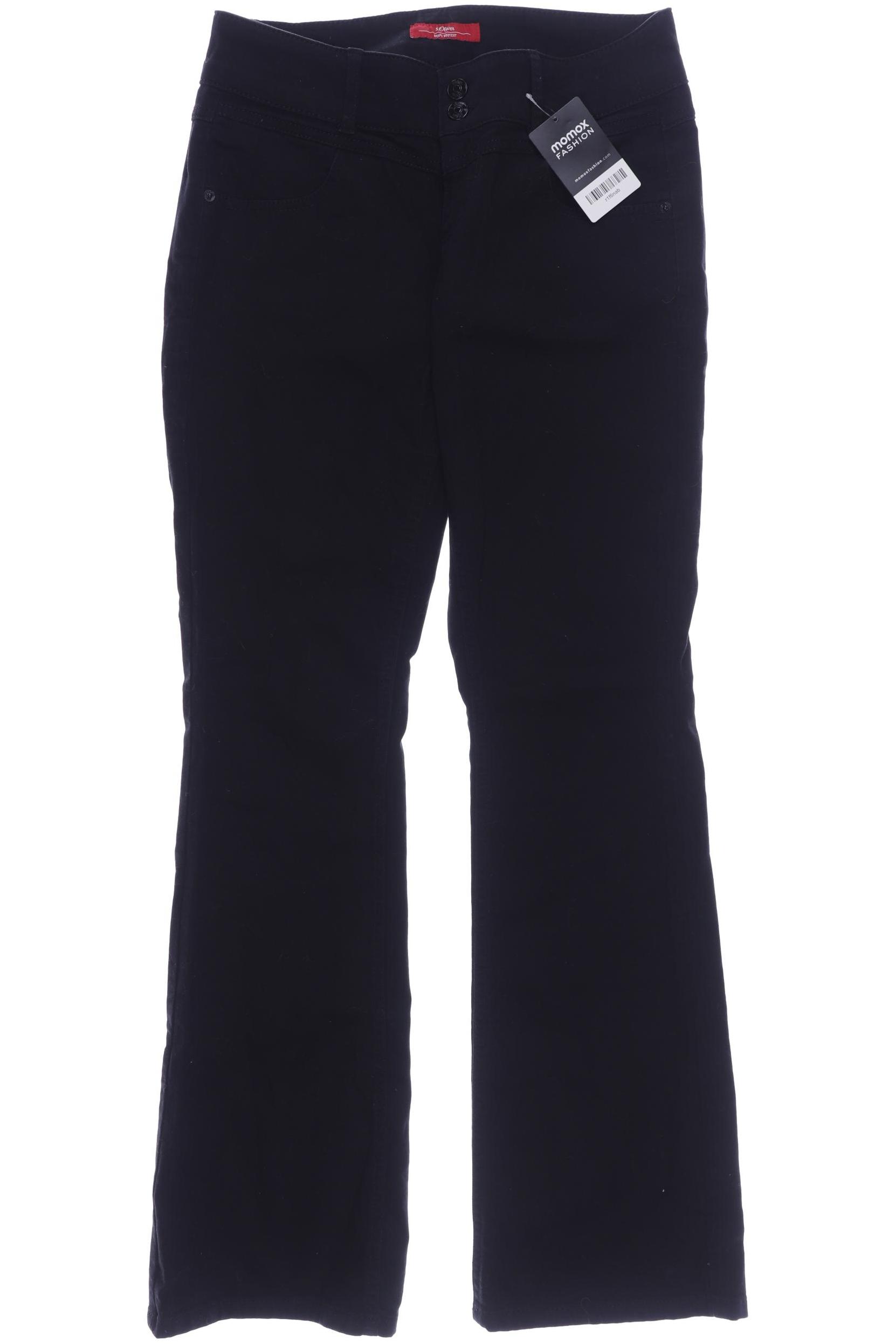 

s.Oliver Damen Jeans, schwarz