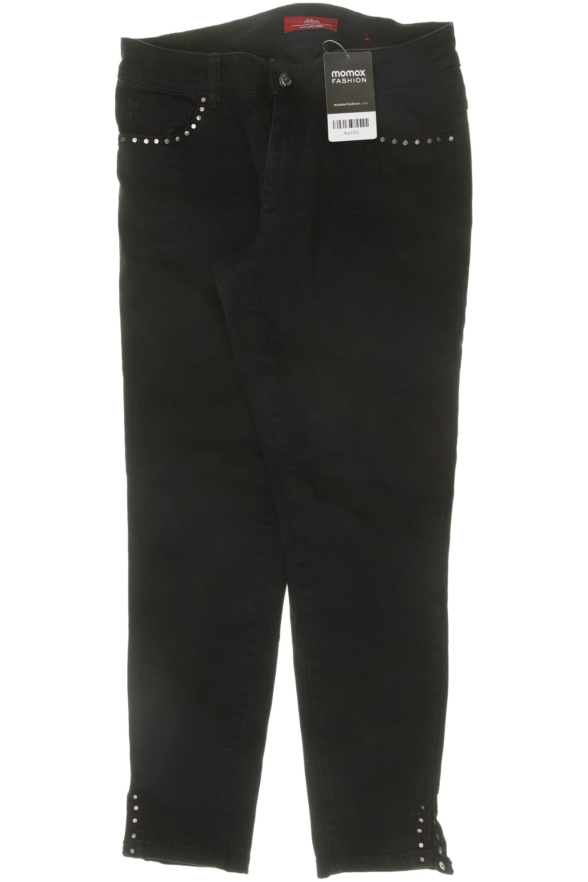 

s.Oliver Damen Jeans, schwarz