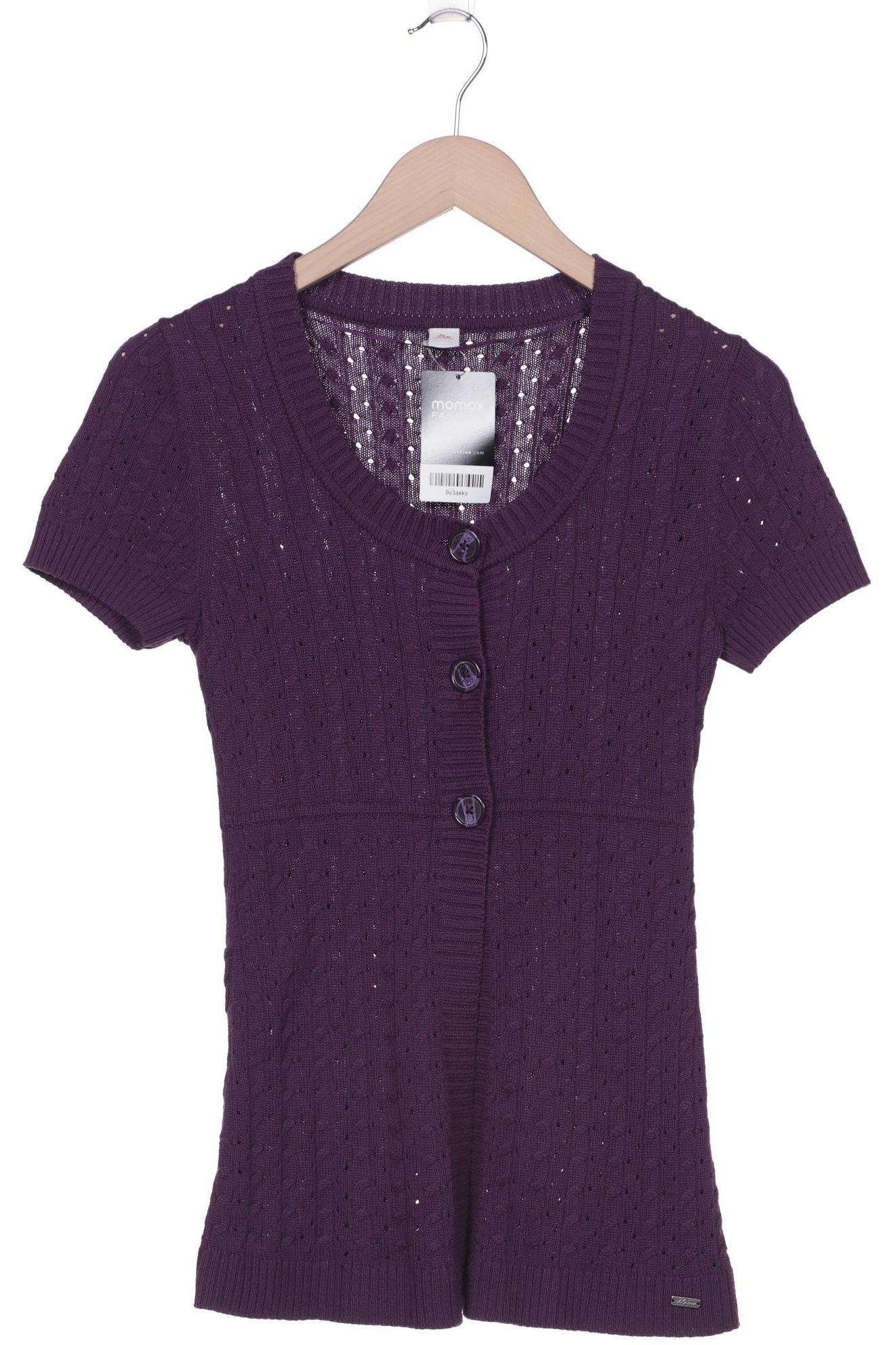 

s.Oliver Damen Strickjacke, flieder