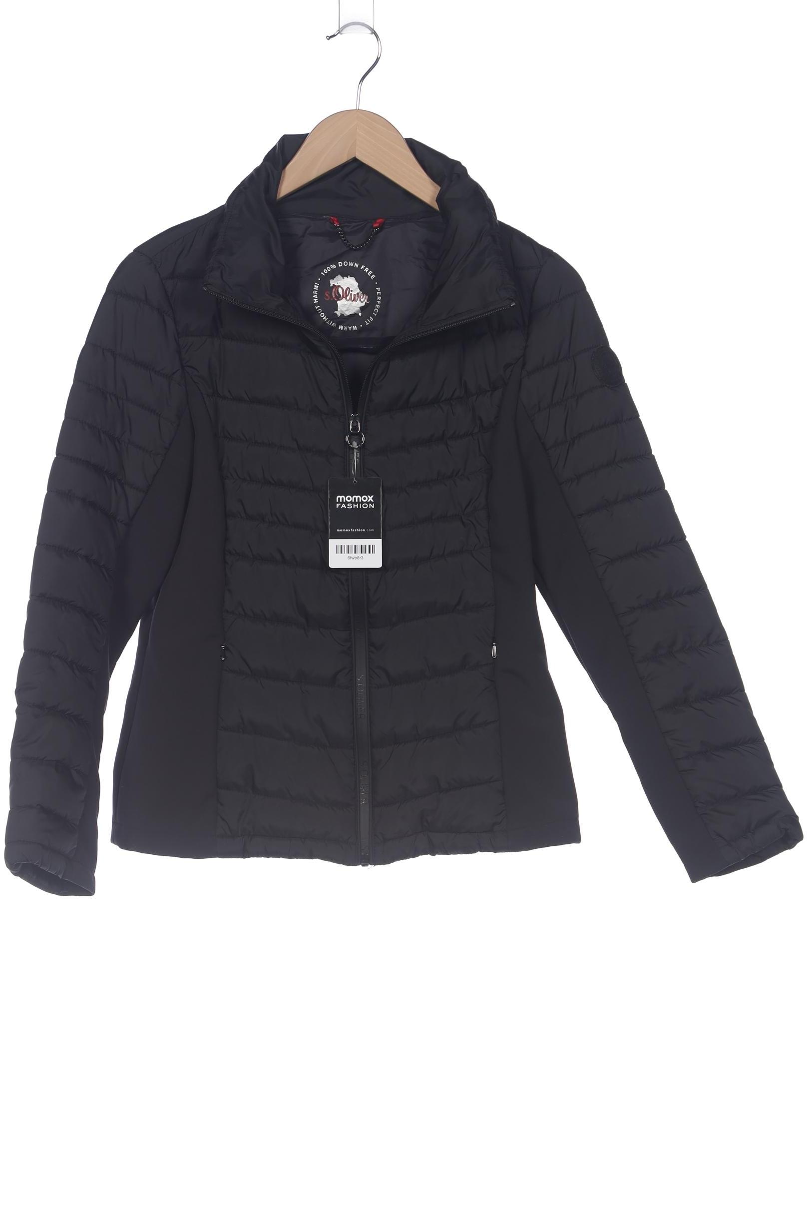 

s.Oliver Damen Jacke, schwarz, Gr. 38