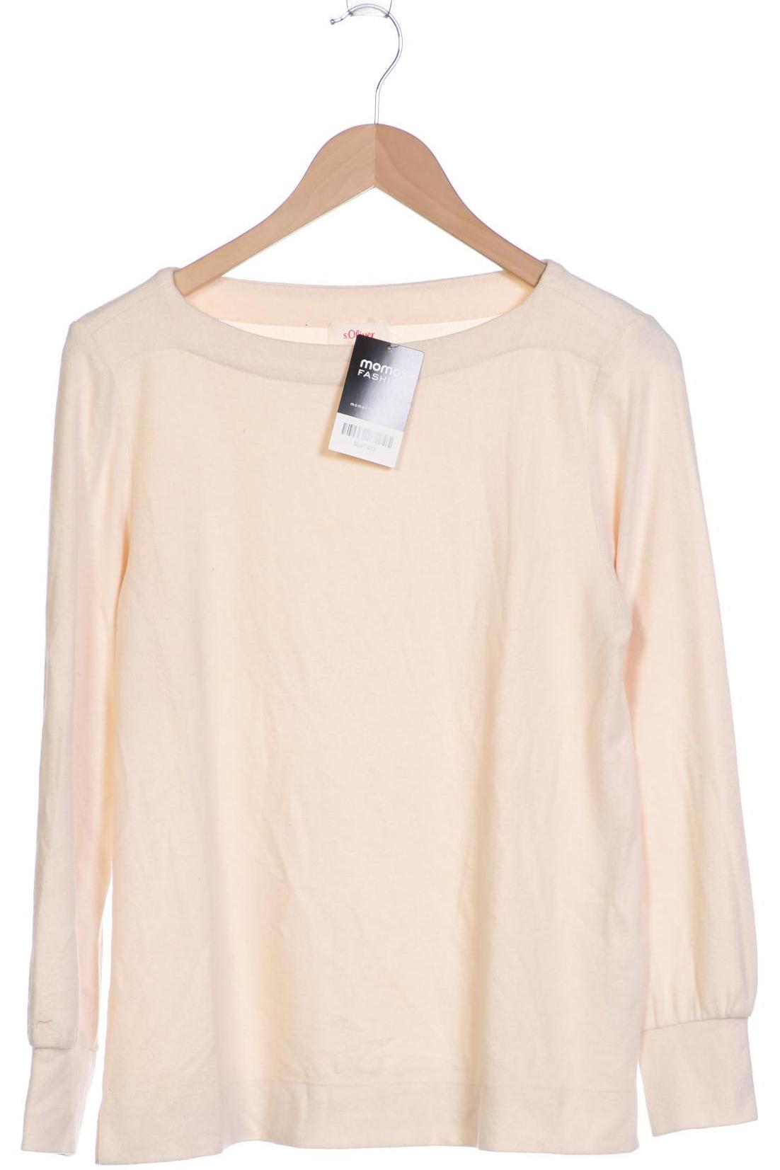 

s.Oliver Damen Pullover, cremeweiß