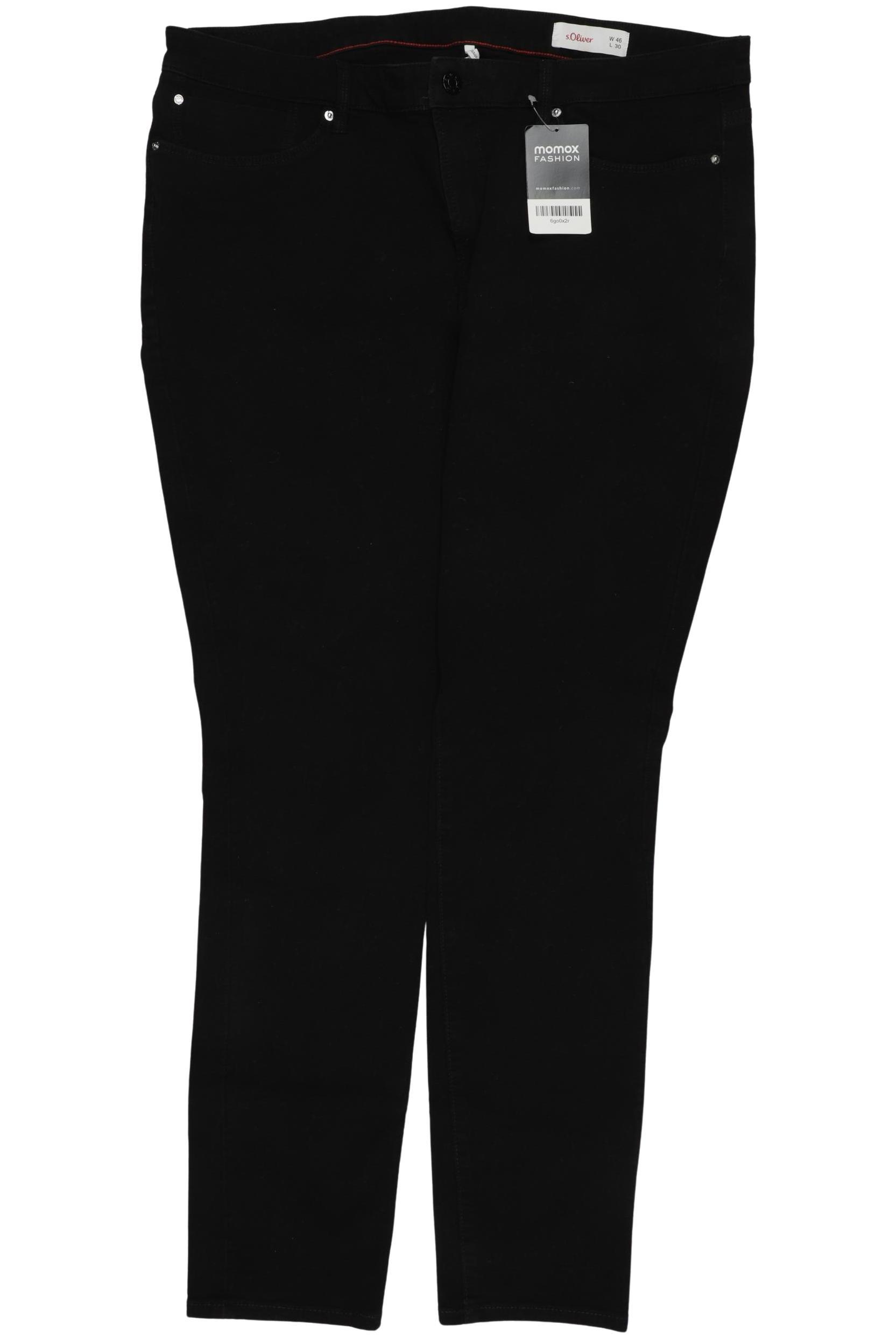 

s.Oliver Damen Jeans, schwarz, Gr. 46