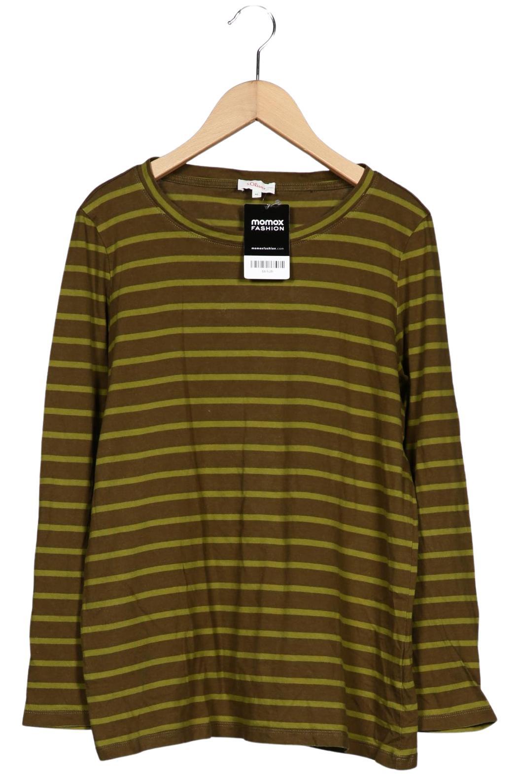 

s.Oliver Damen Langarmshirt, grün, Gr. 42
