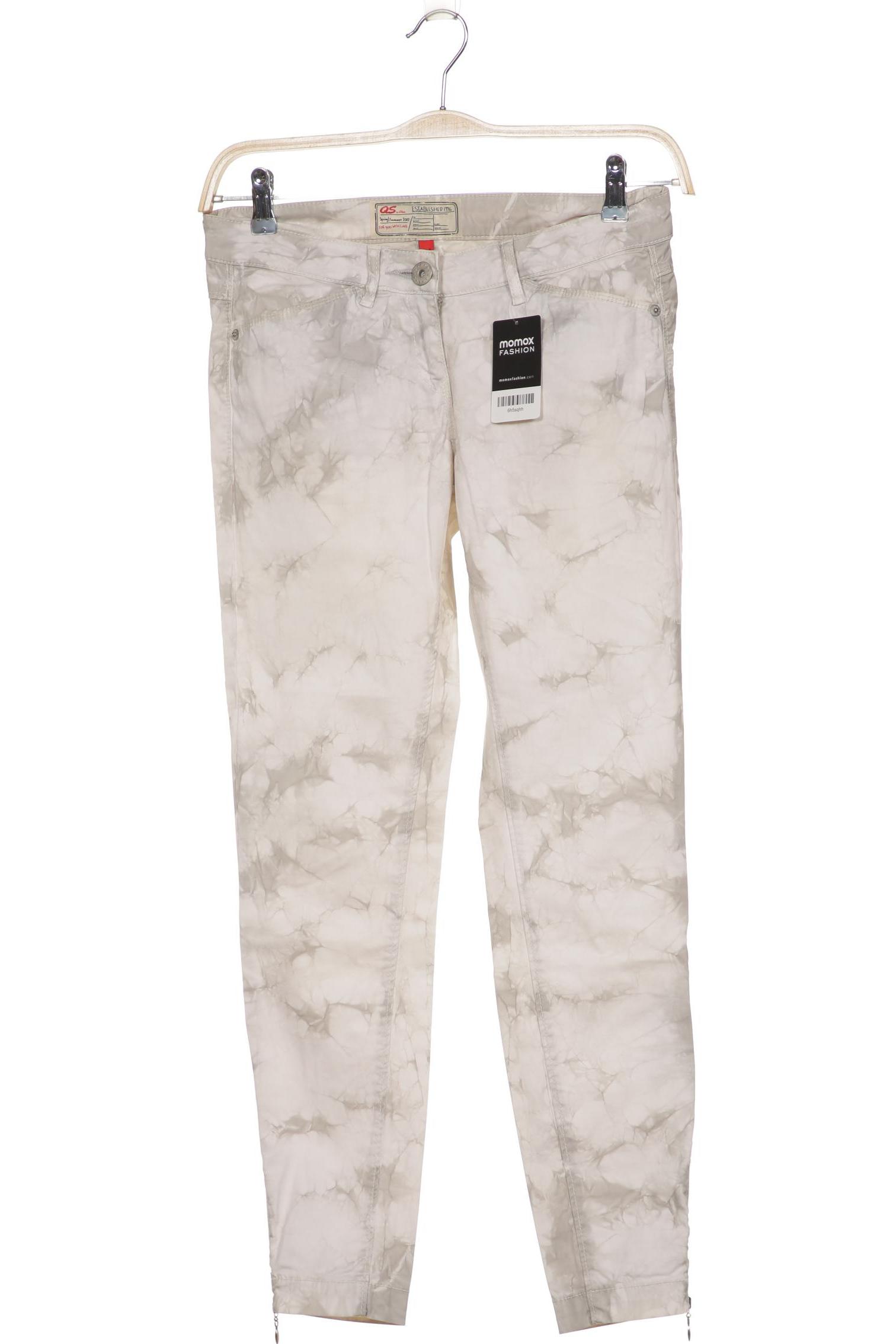 

s.Oliver Damen Jeans, weiß