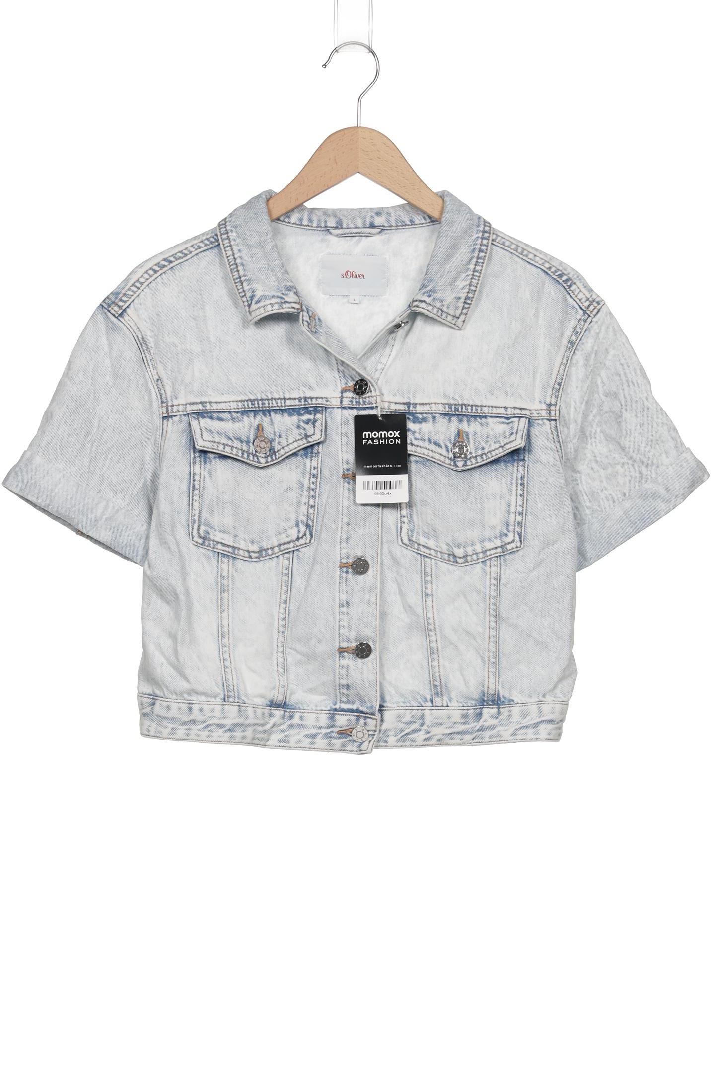 

s.Oliver Damen Jacke, hellblau, Gr. 36
