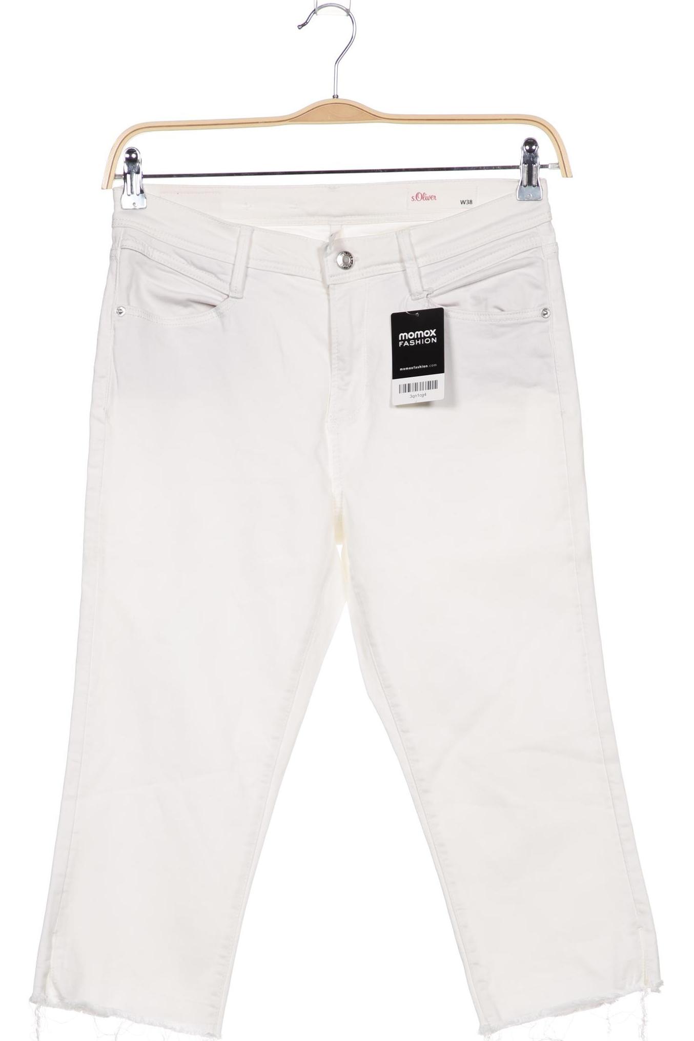 

s.Oliver Damen Jeans, weiß, Gr. 38