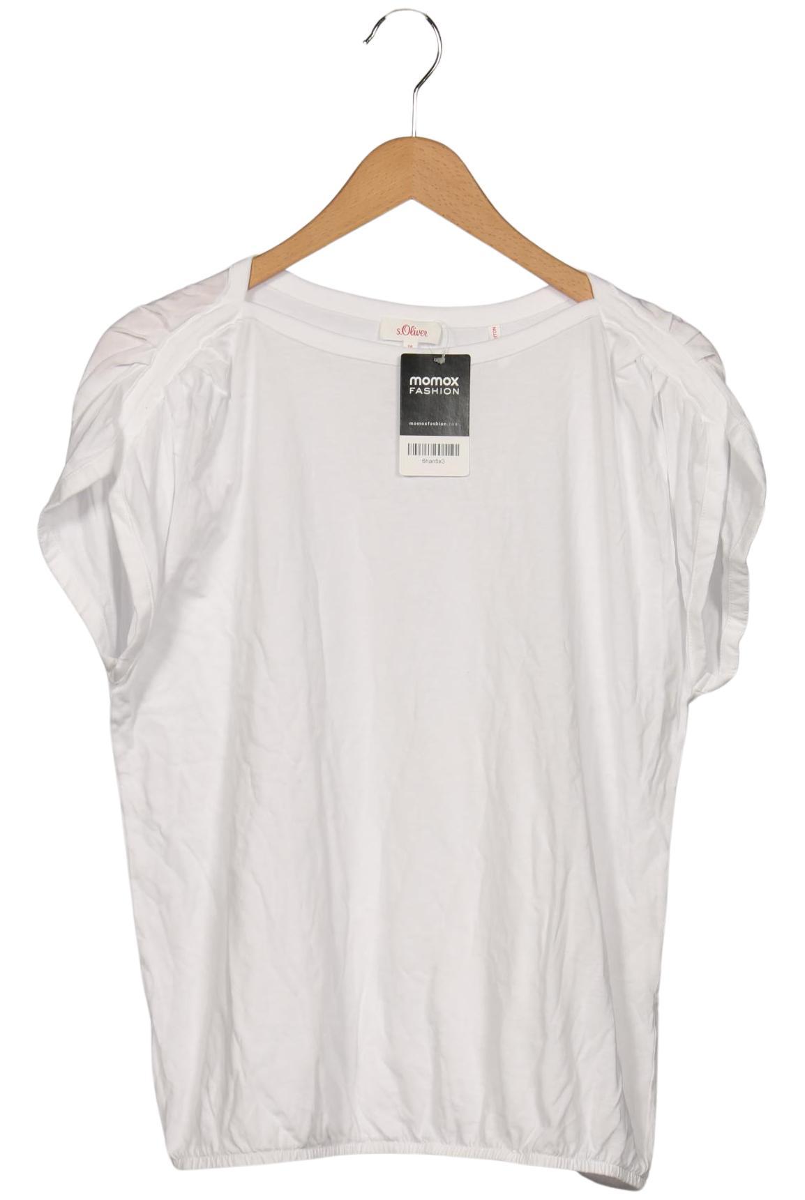 

s.Oliver Damen T-Shirt, weiß, Gr. 38