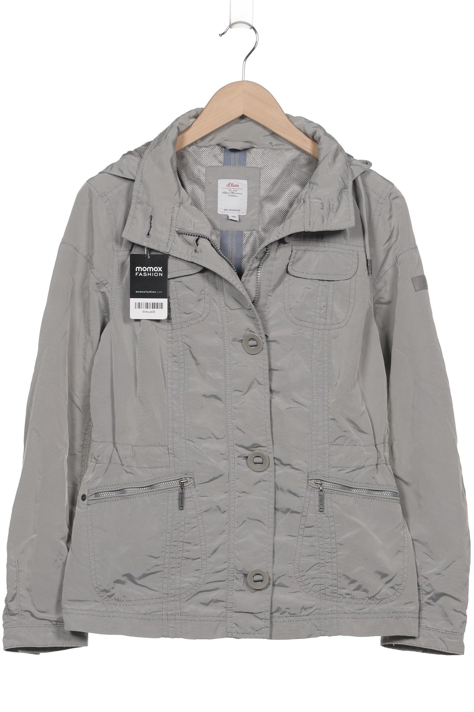 

s.Oliver Damen Jacke, grau, Gr. 38