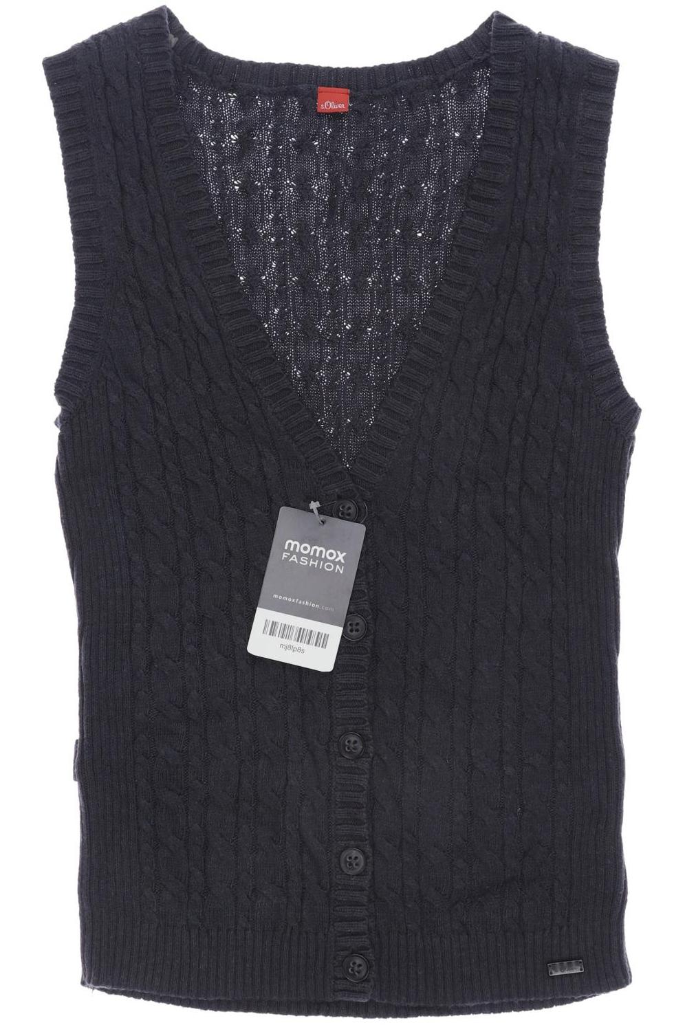 

s.Oliver Damen Weste, grau, Gr. 34