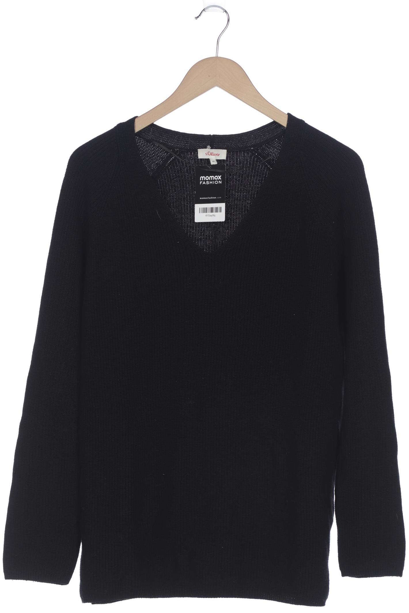 

s.Oliver Damen Pullover, schwarz, Gr. 46