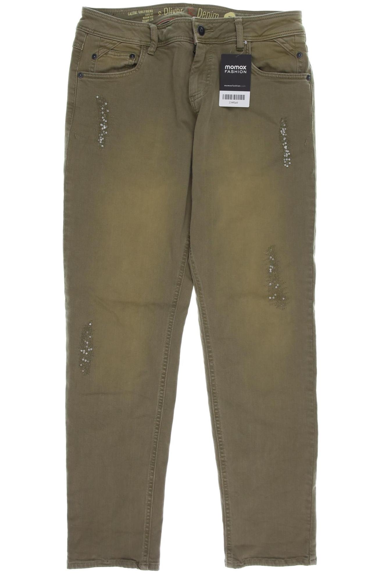 

s.Oliver Damen Jeans, grün