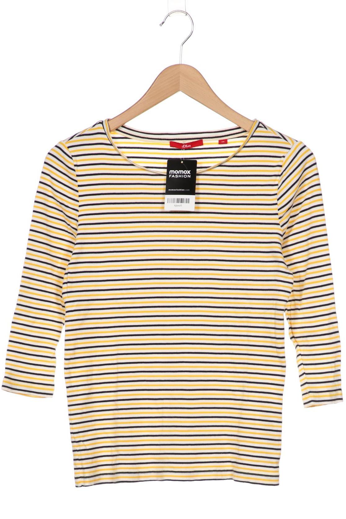

s.Oliver Damen Langarmshirt, gelb, Gr. 38