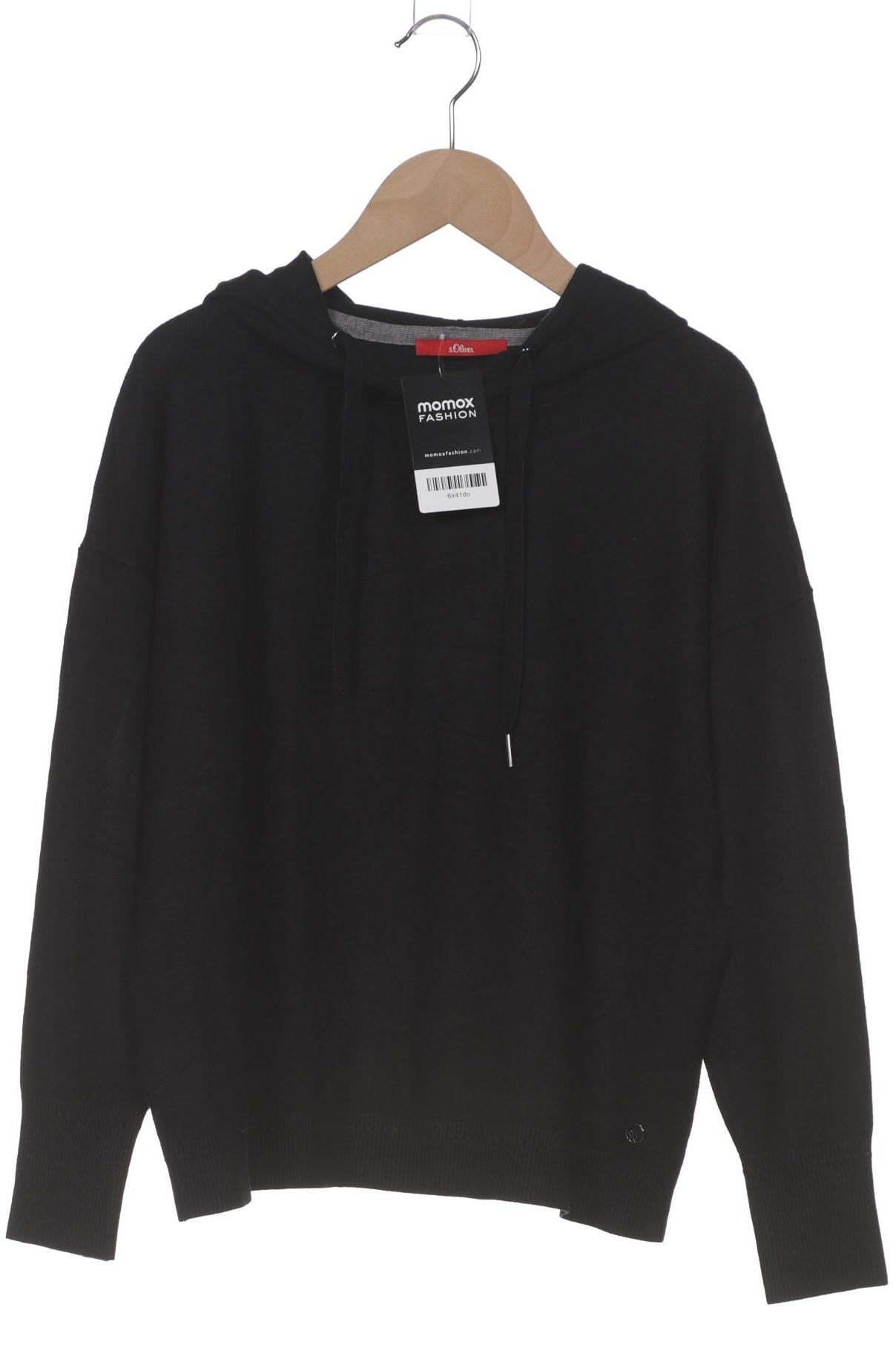 

s.Oliver Damen Kapuzenpullover, schwarz, Gr. 38