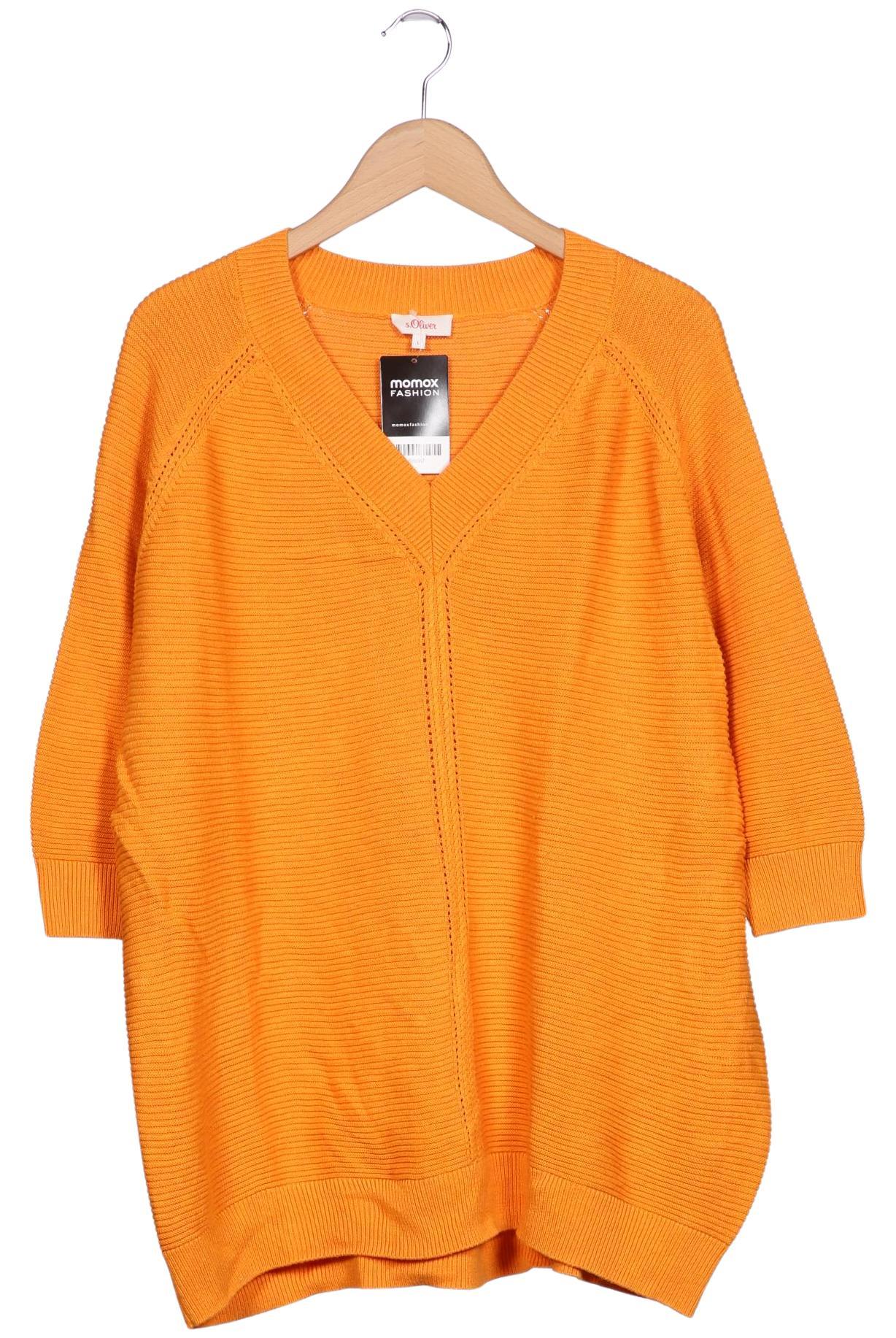 

s.Oliver Damen Pullover, orange, Gr. 42