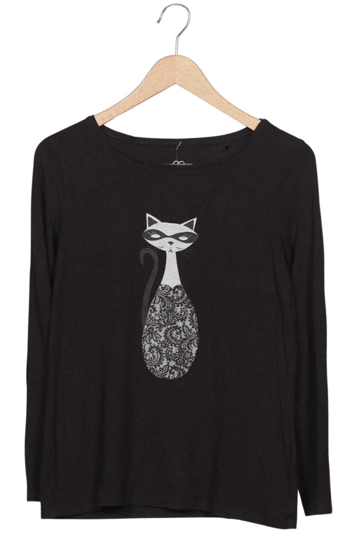 

s.Oliver Damen Langarmshirt, schwarz, Gr. 36