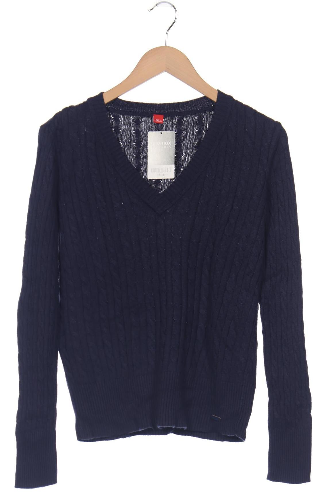 

s.Oliver Damen Pullover, marineblau