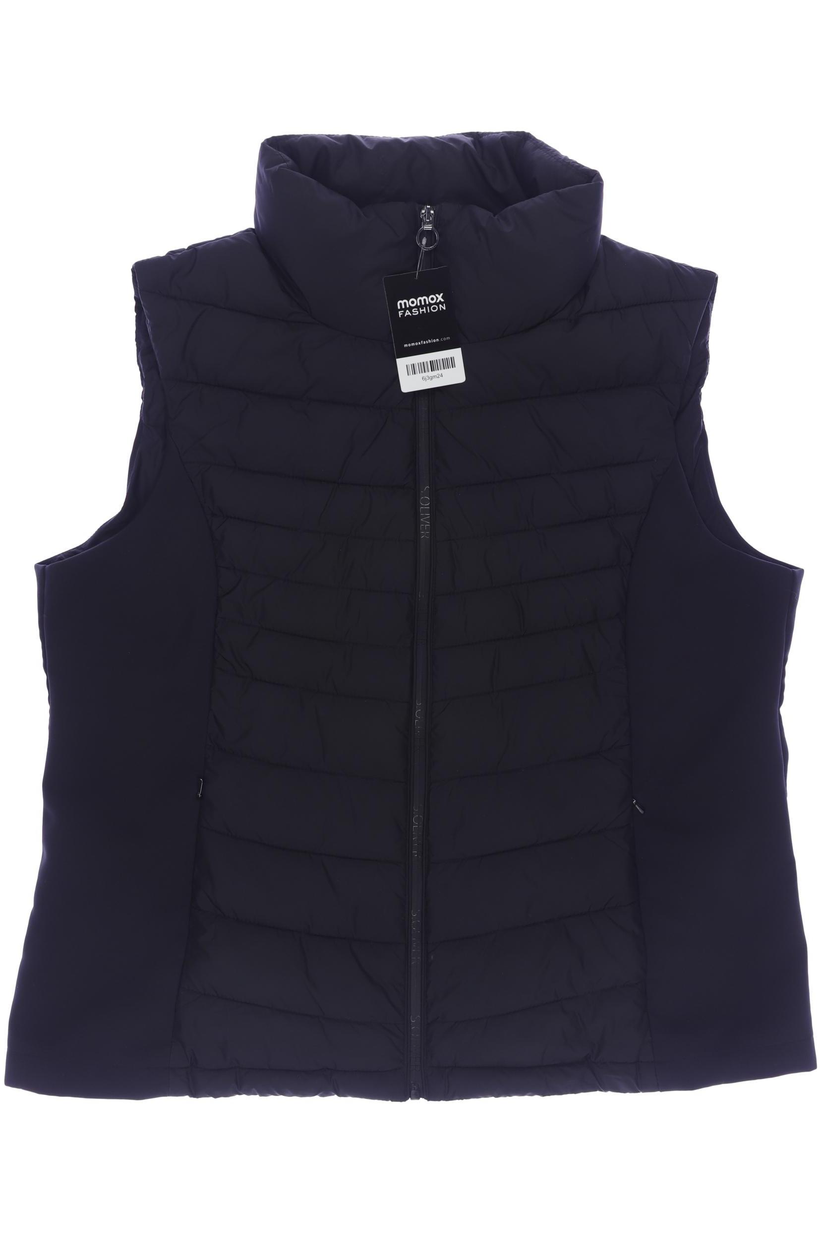 

s.Oliver Damen Weste, schwarz, Gr. 48