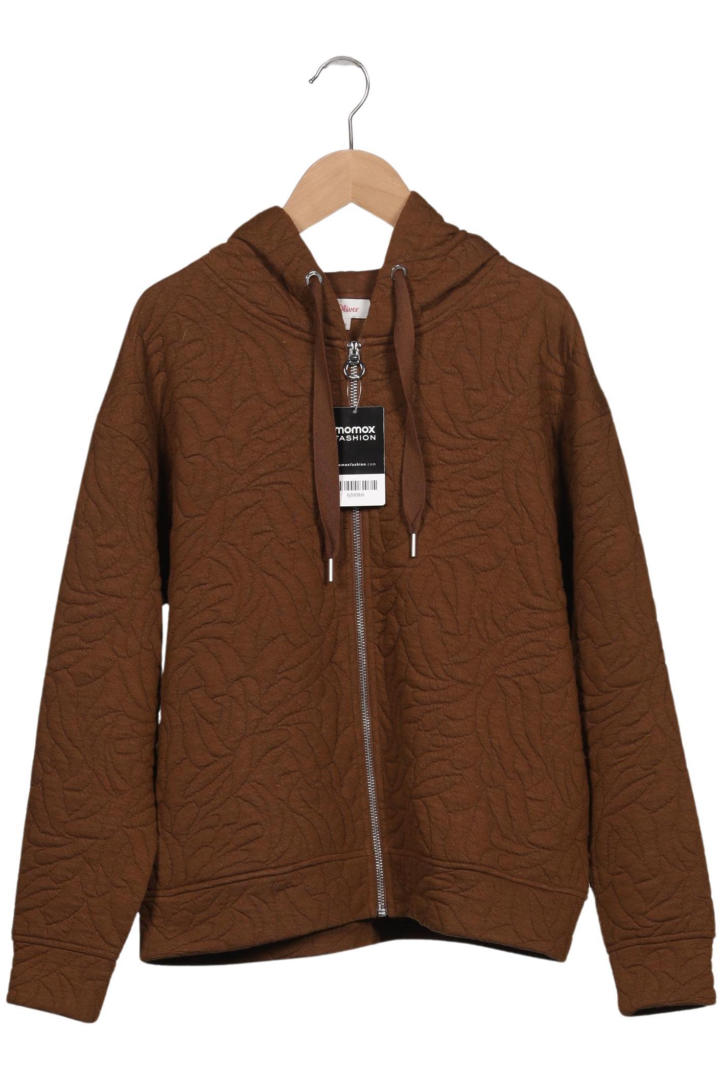 

s.Oliver Damen Kapuzenpullover, braun, Gr. 34