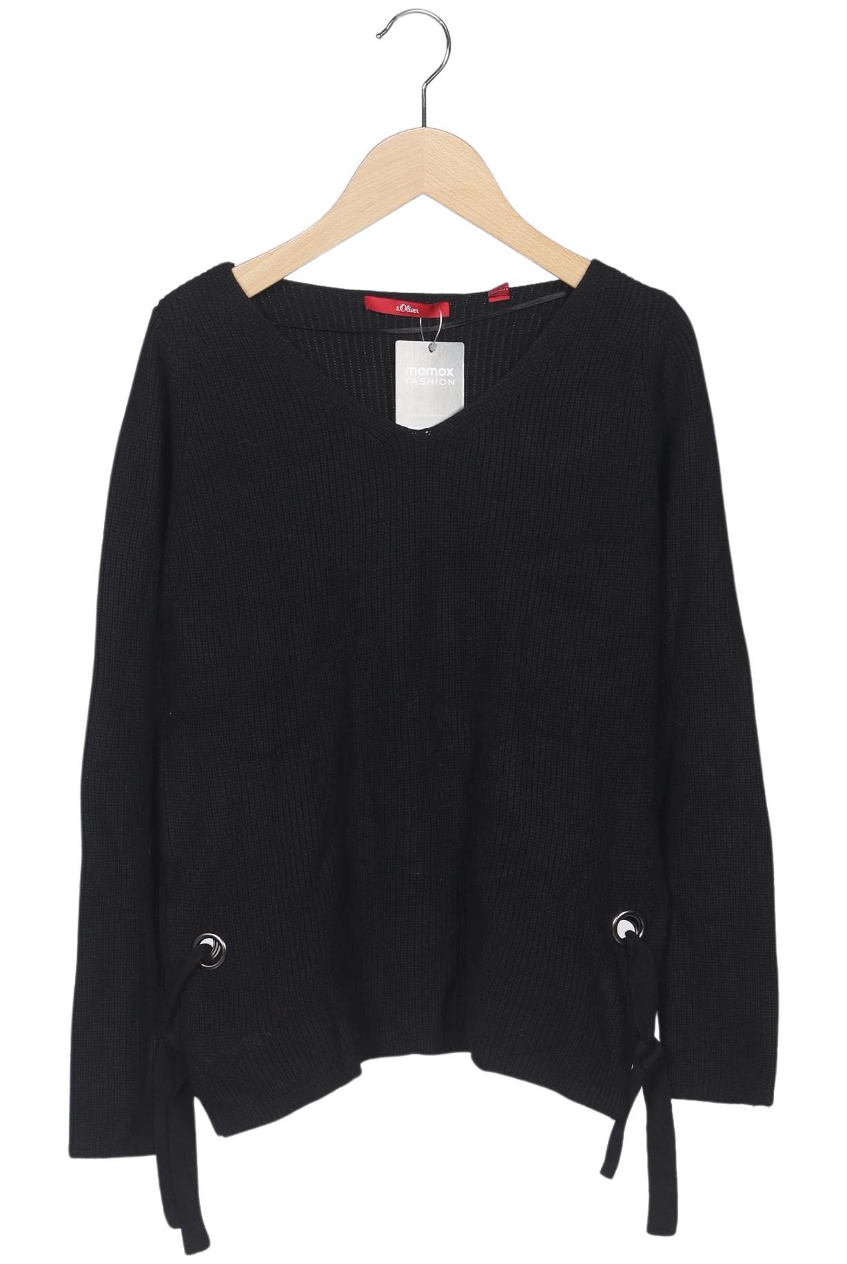 

s.Oliver Damen Pullover, schwarz, Gr. 38