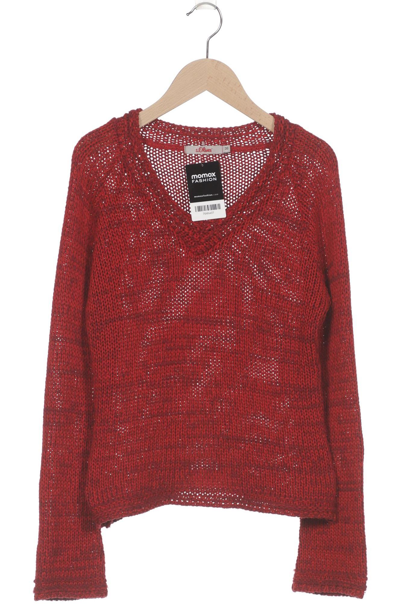 

s.Oliver Damen Pullover, rot, Gr. 36