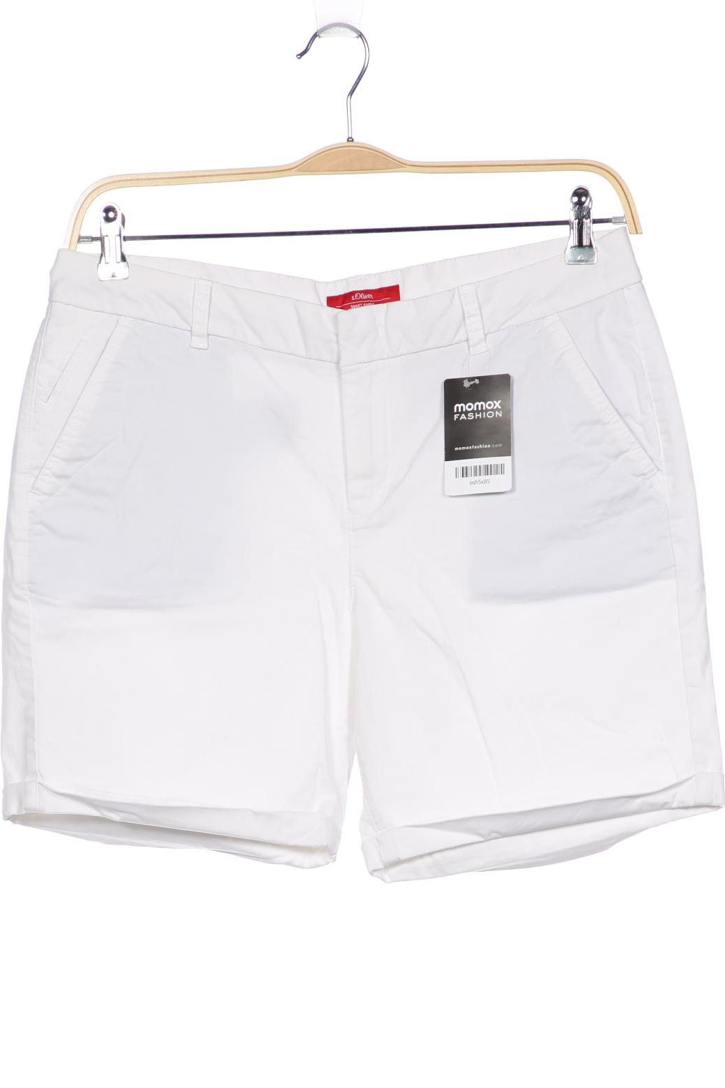 

s.Oliver Damen Shorts, weiß