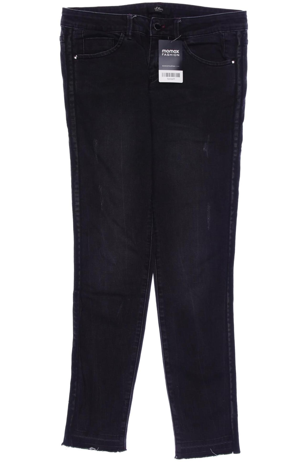 

s.Oliver Damen Jeans, schwarz, Gr. 30