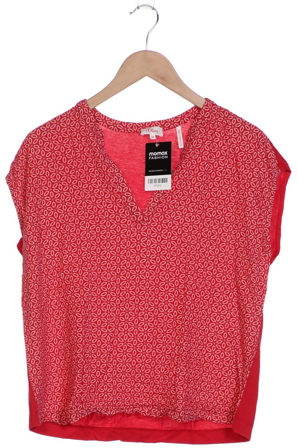 

s.Oliver Damen T-Shirt, rot, Gr. 38
